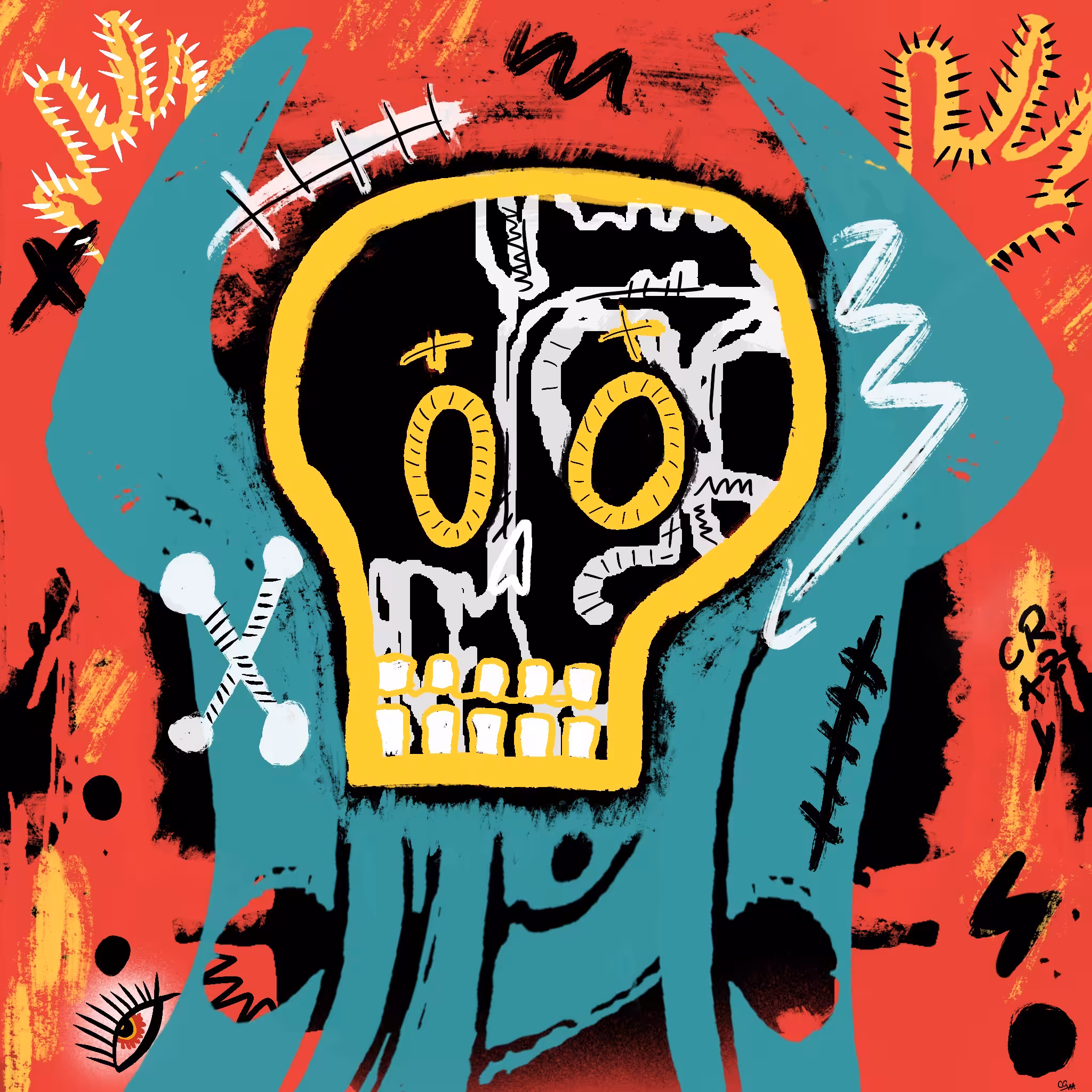 "Pazzesco" SQC - Crazy Skull ArtWork