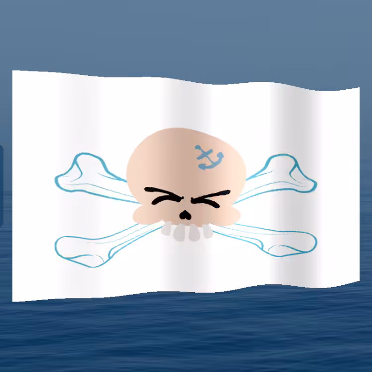 Jolly Roger Flag #58