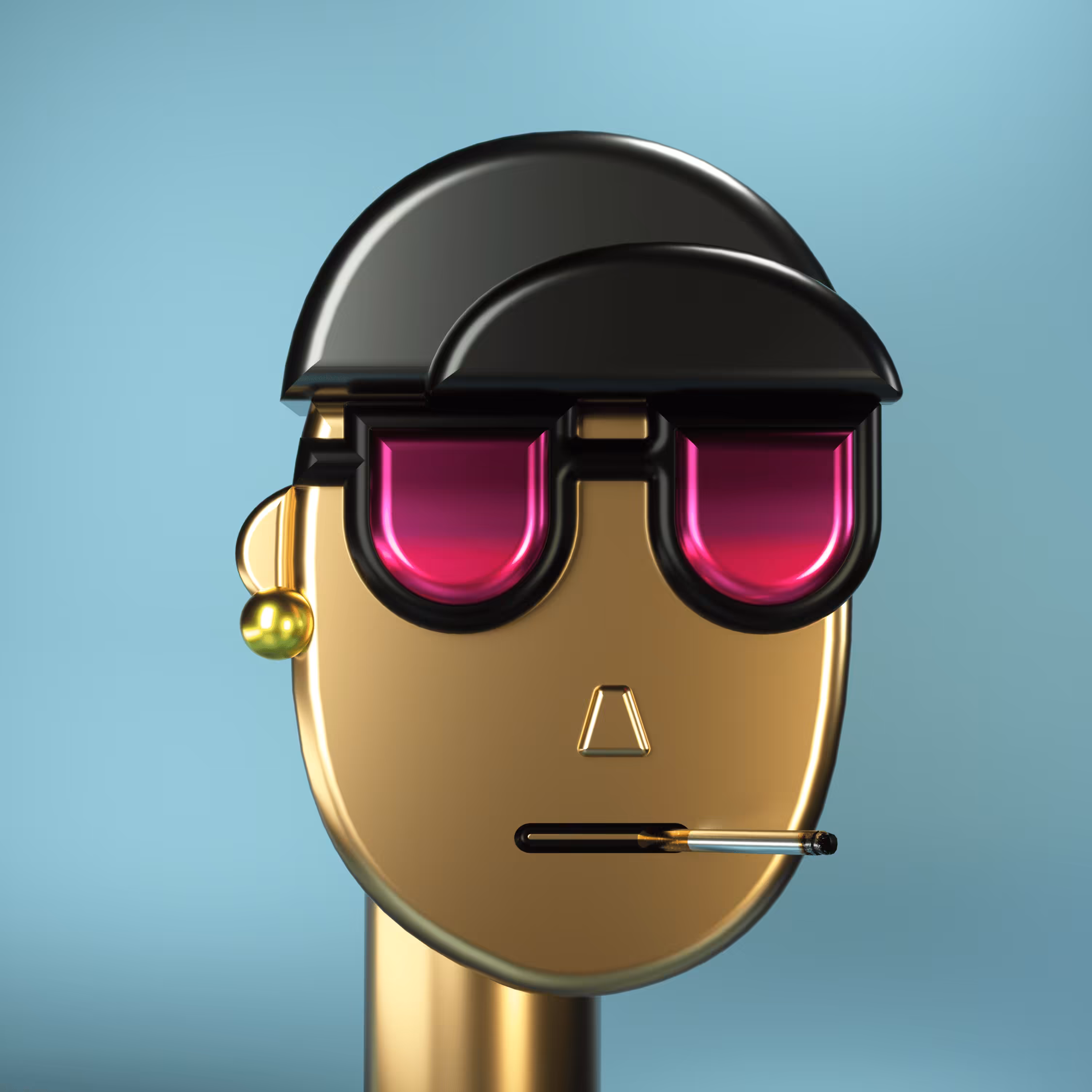 3D Chrome Punk #0751