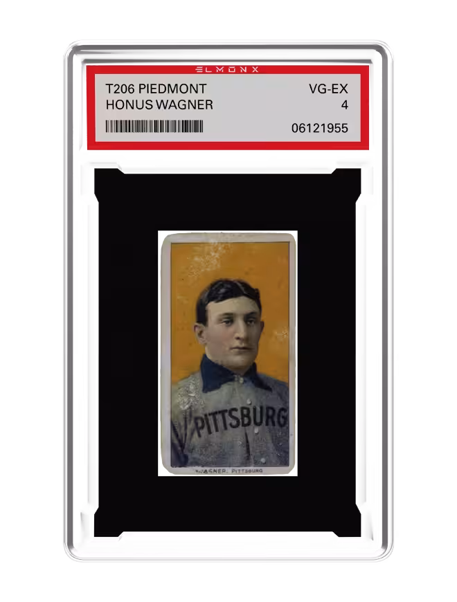 T206 Honus Wagner VG-EX 4 #25/76