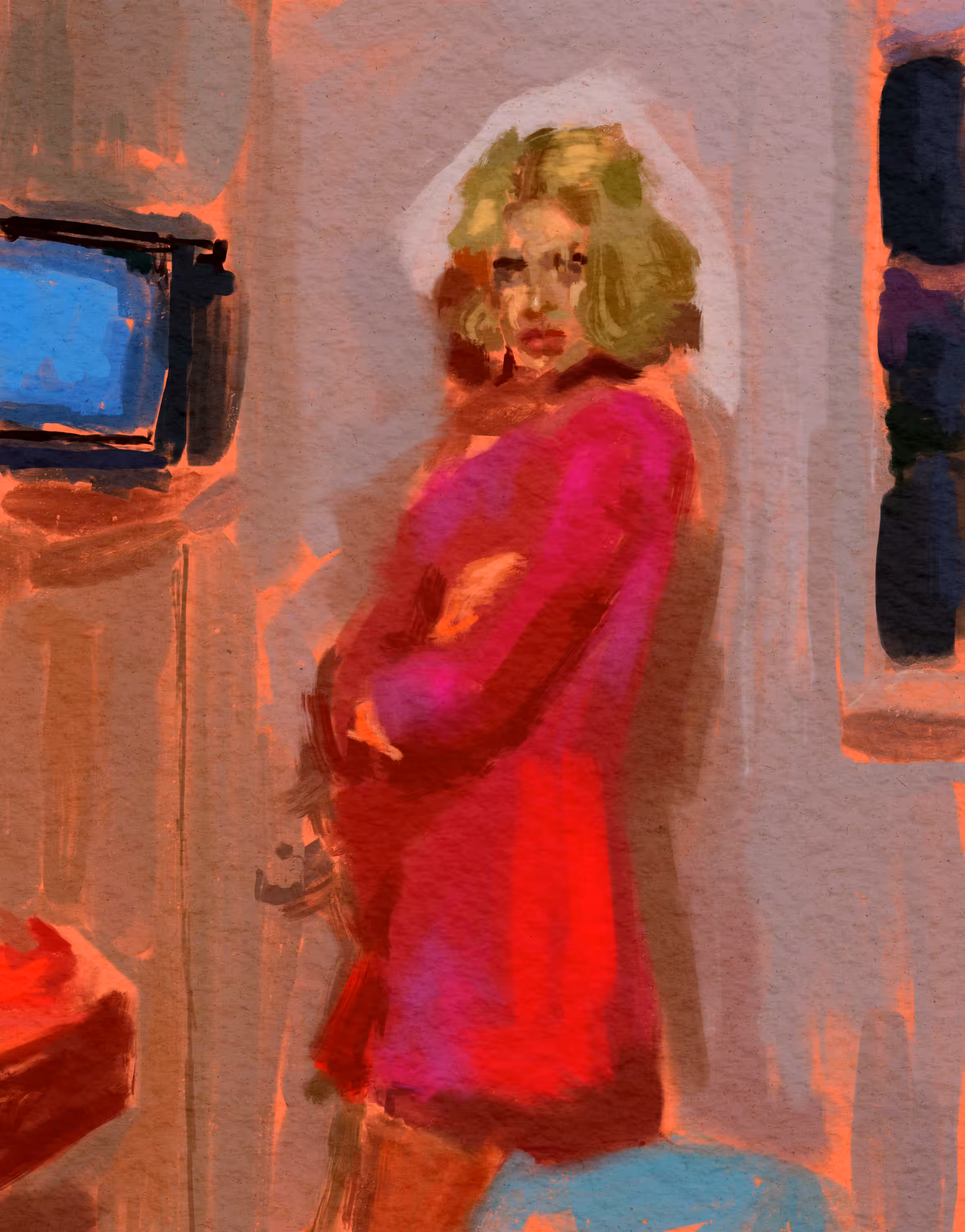 Movie Sketches - Paris, Texas (After Wim Wenders) 