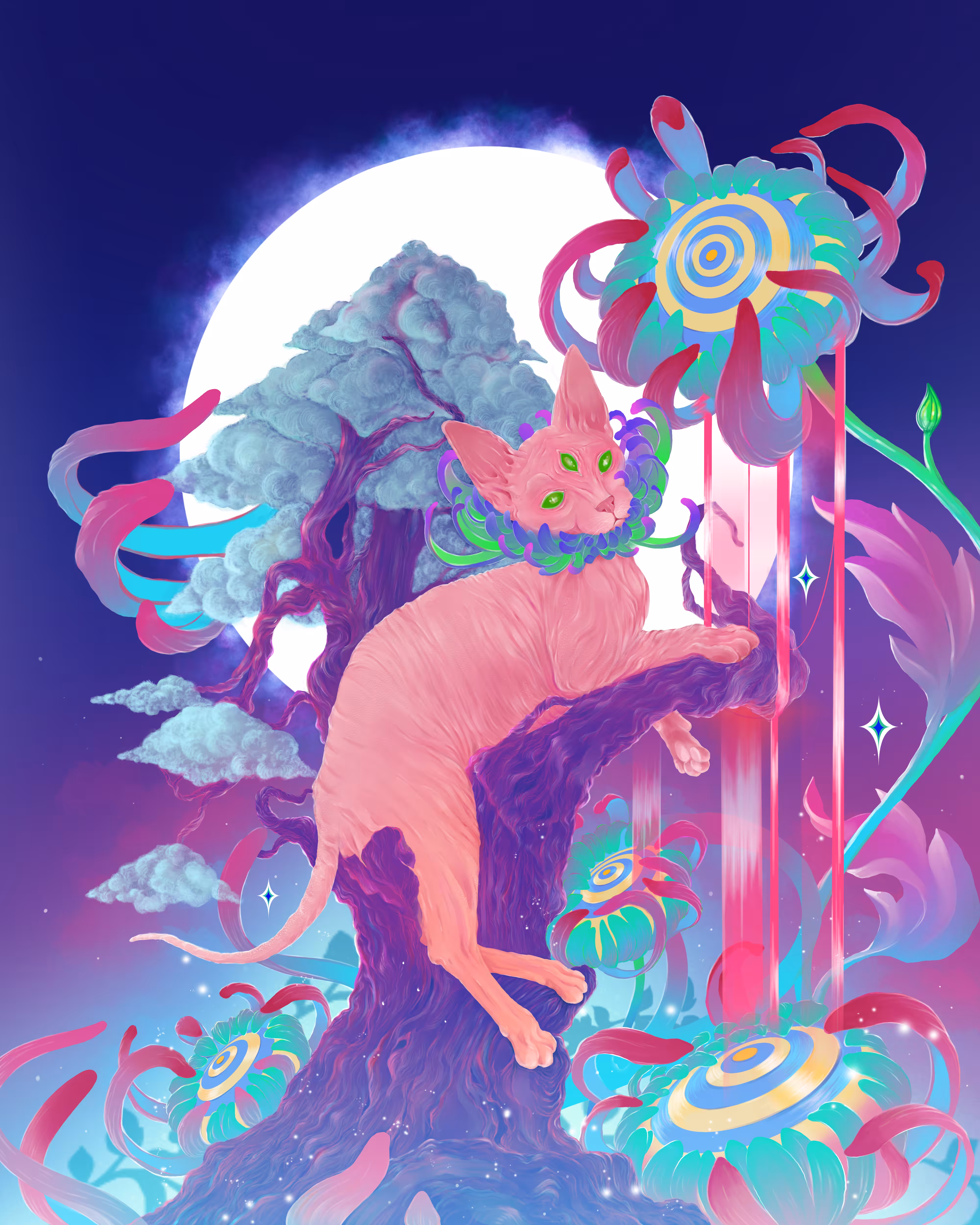 Moonlit Garden