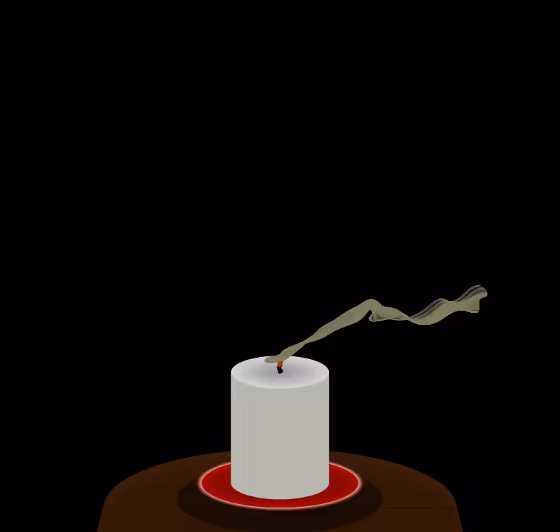 Candle in the Light Breeze #3
