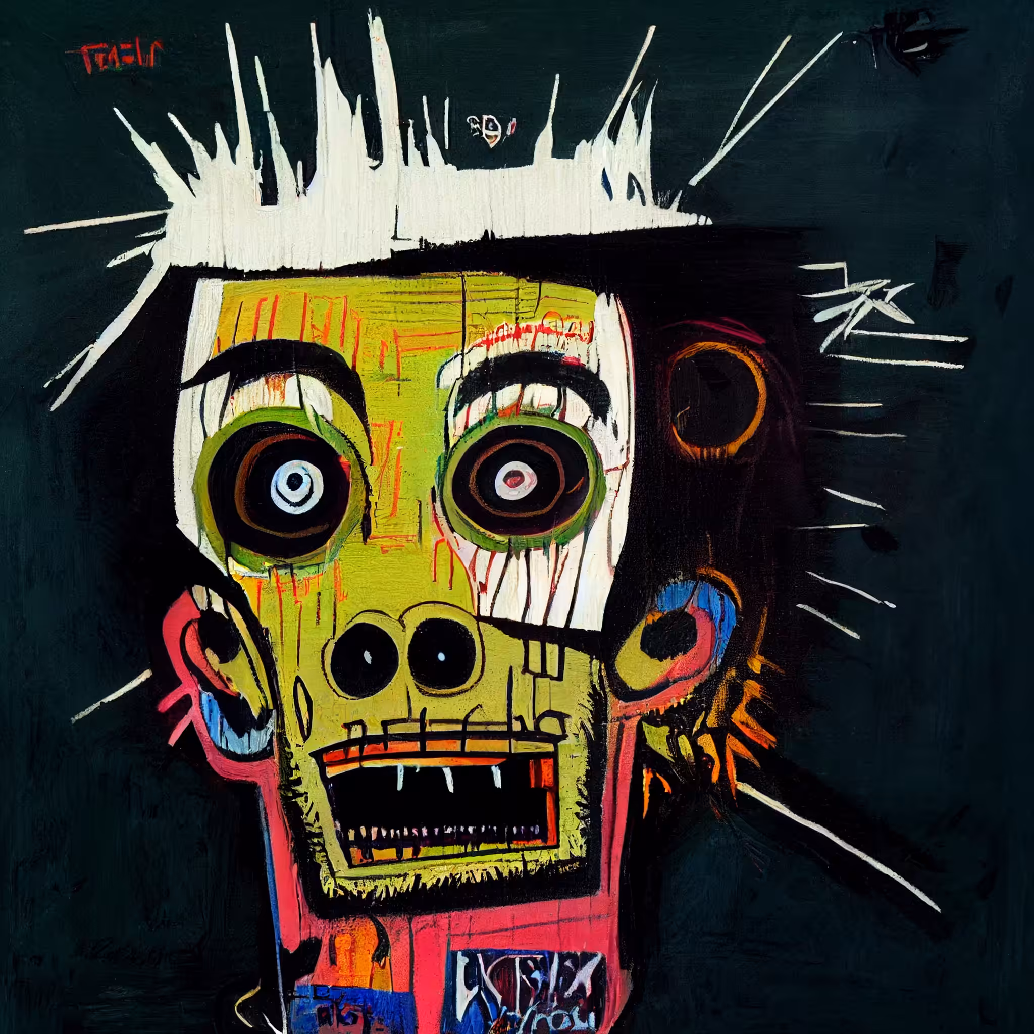 Basquiat Little Creatures: Little Creature #00074