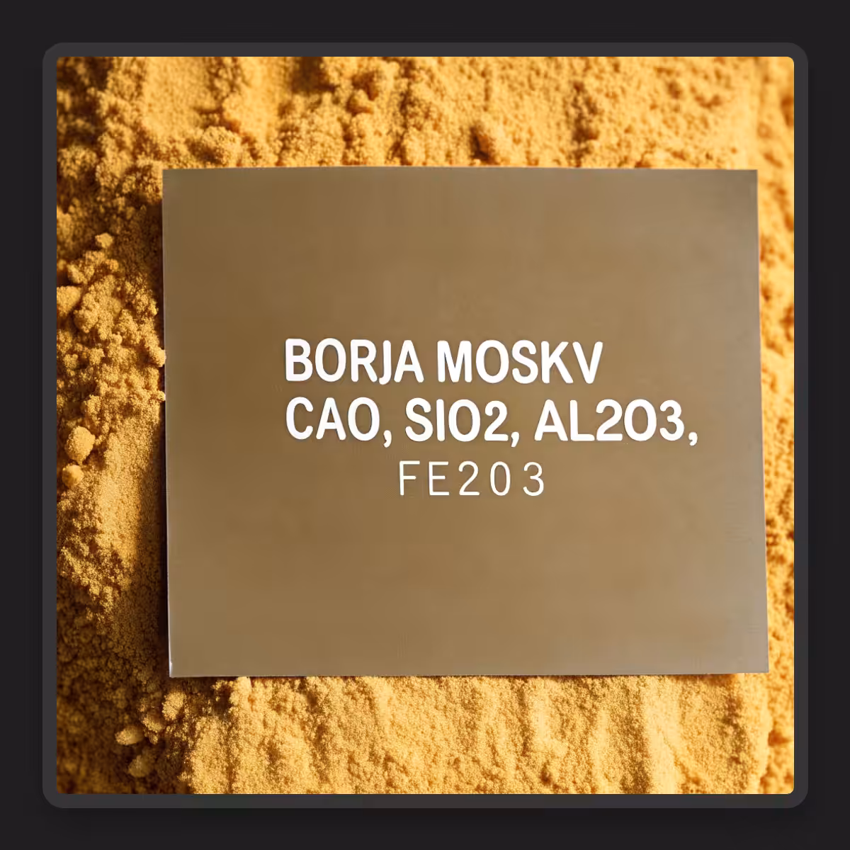 CaO, SiO2, Al2O3 , Fe2O3