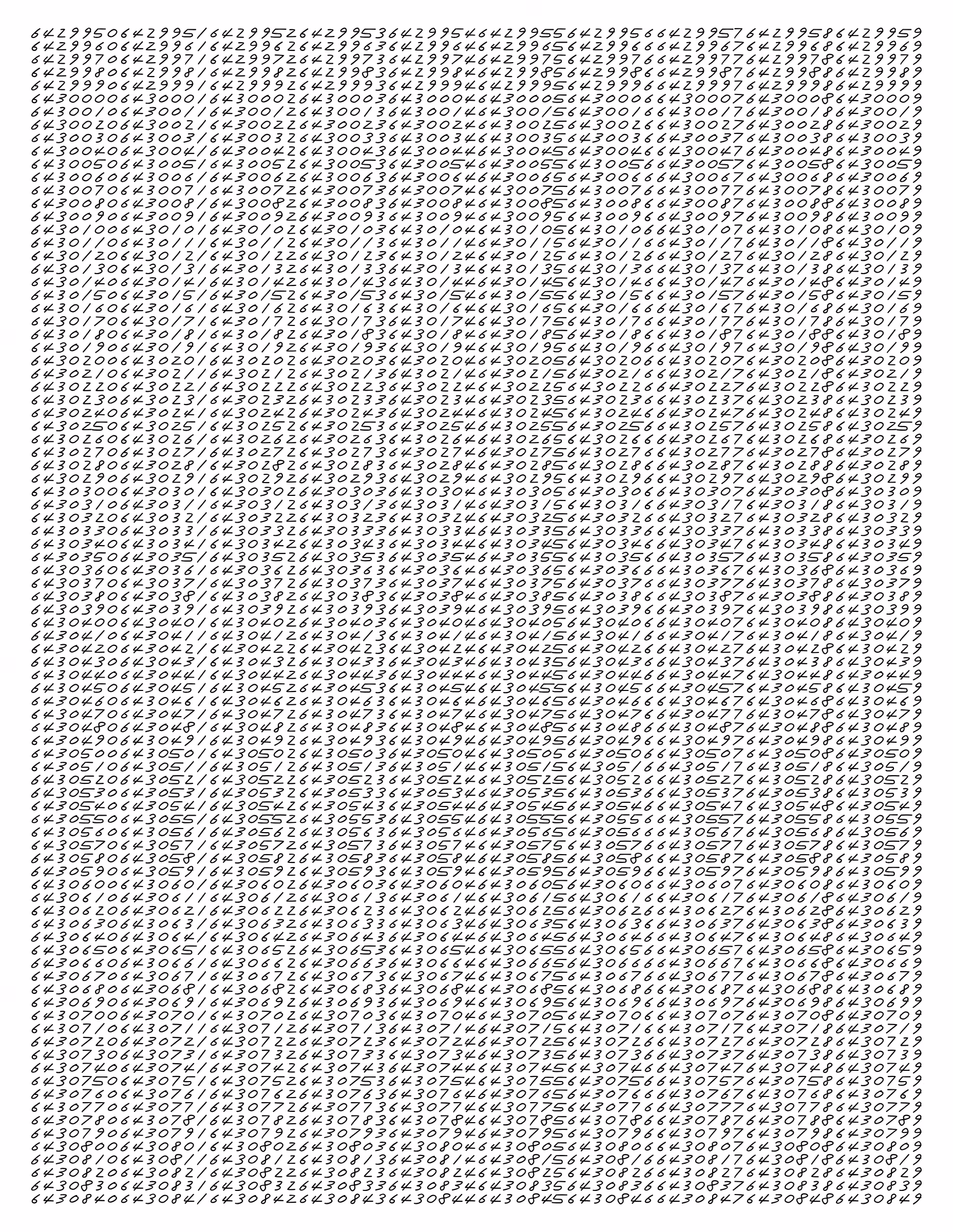 Endless (5,607,250 to Infinity) #2821