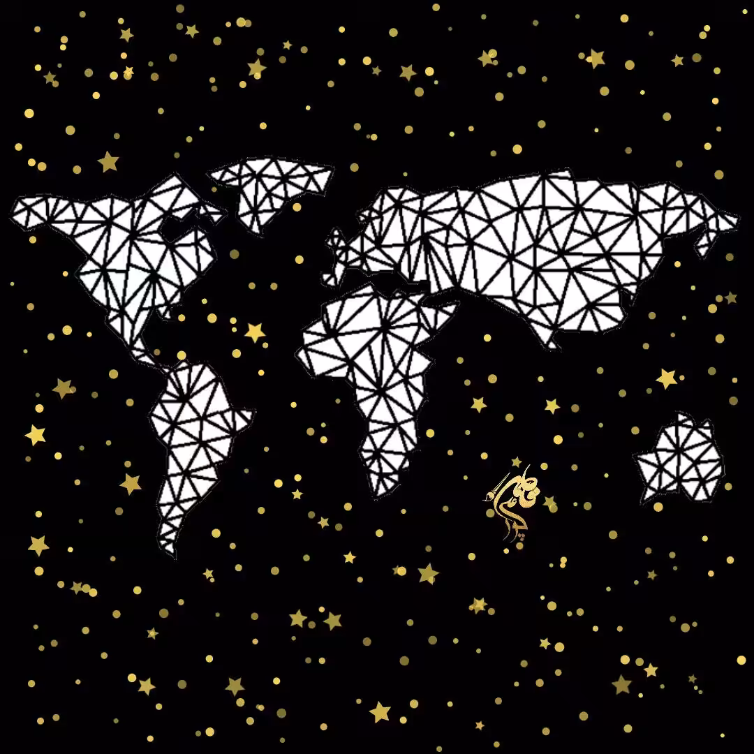 The world from the perspective of the artistic galaxy