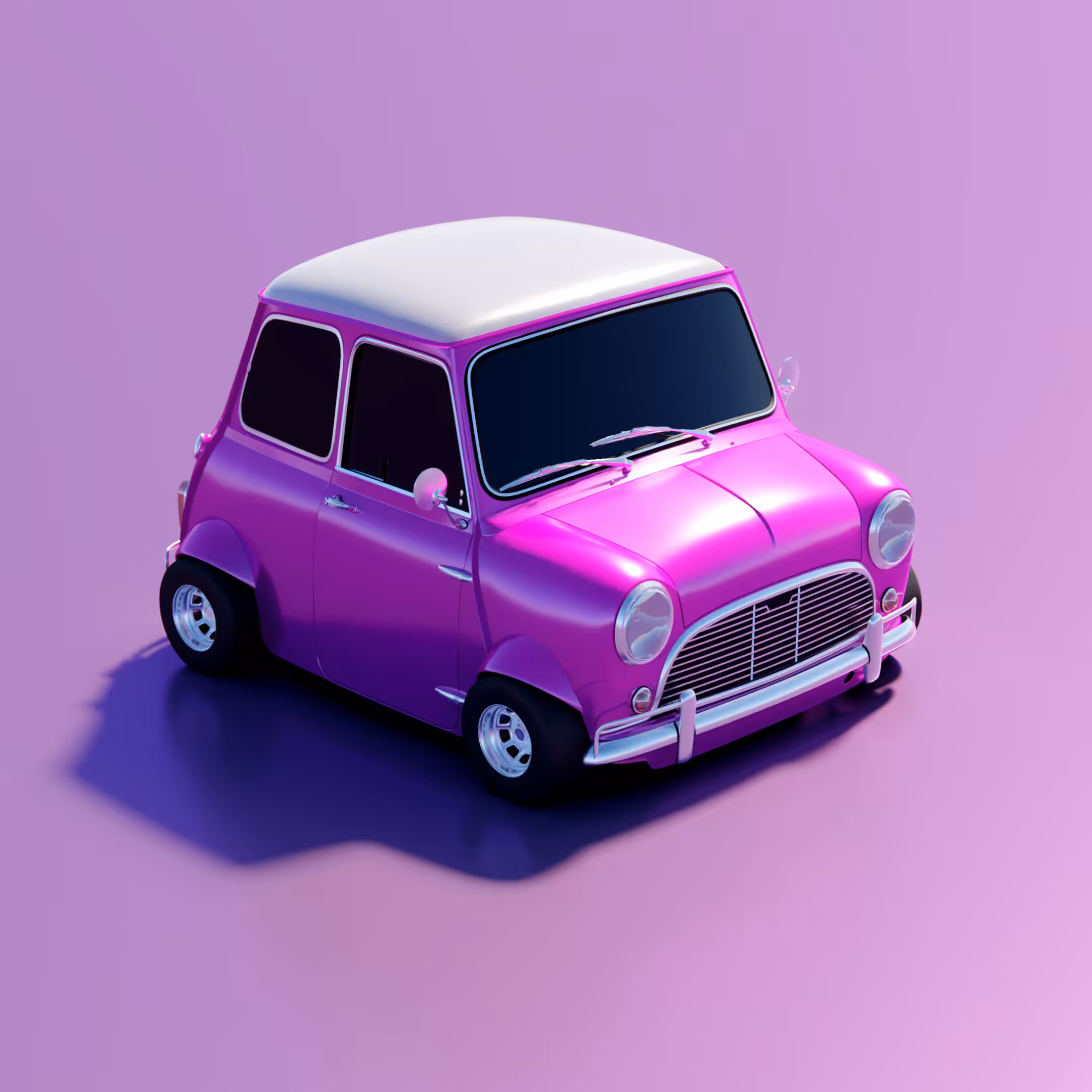 CARtoon Mini - (Pink Edition)