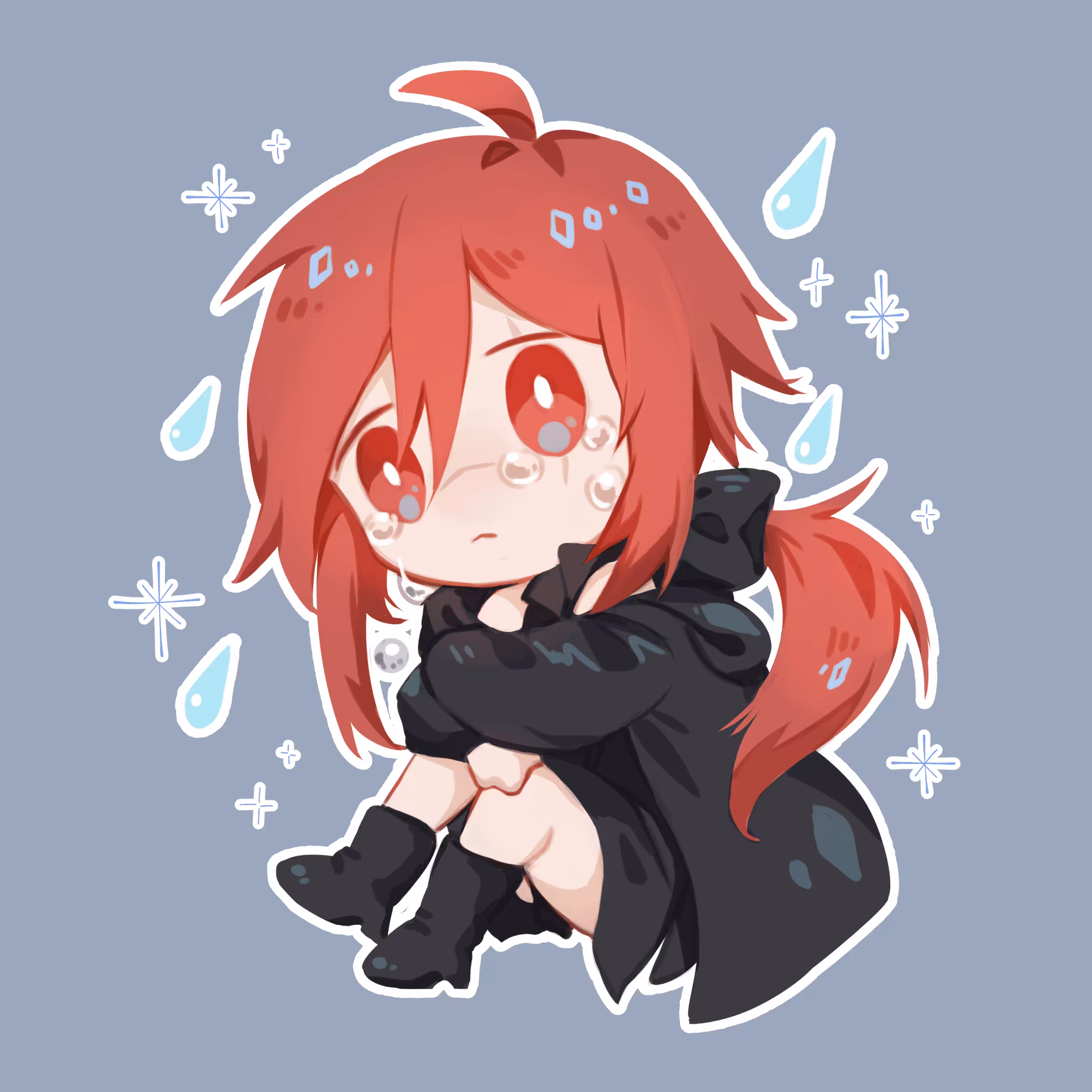Crimson Tear sticker