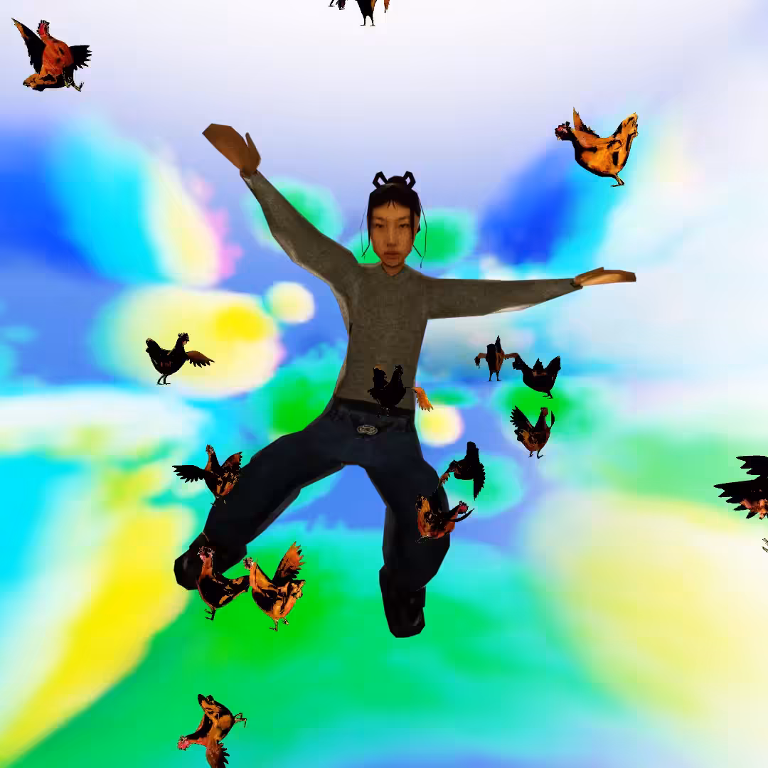 Cloud #3: The Rare Sky Main Character With the Chickens.