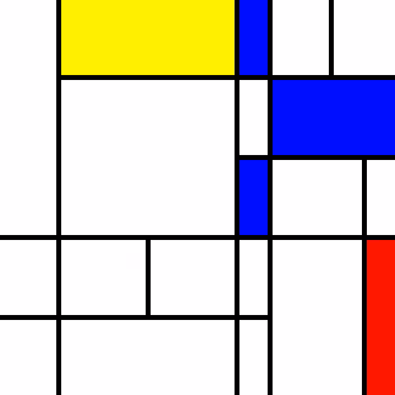 compositioninredblueandyellow.art, (NFT) #94