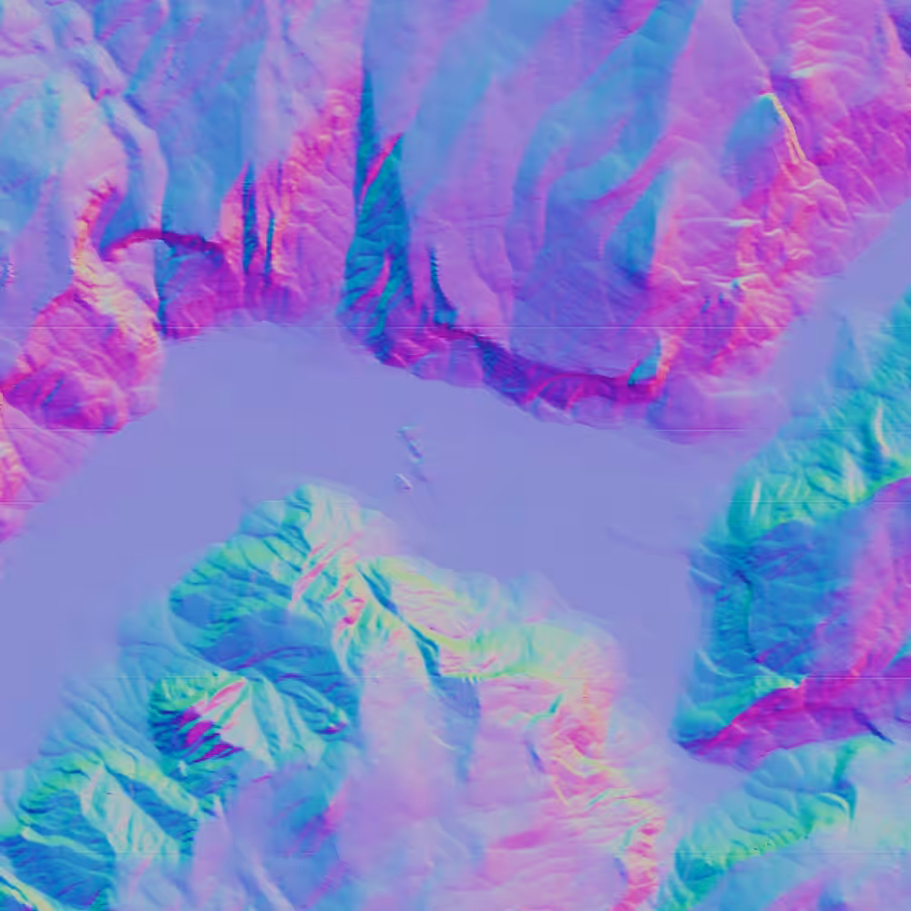 normal maps / yosemite valley