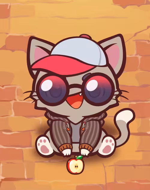 Fun cat #54 with the amazing Background