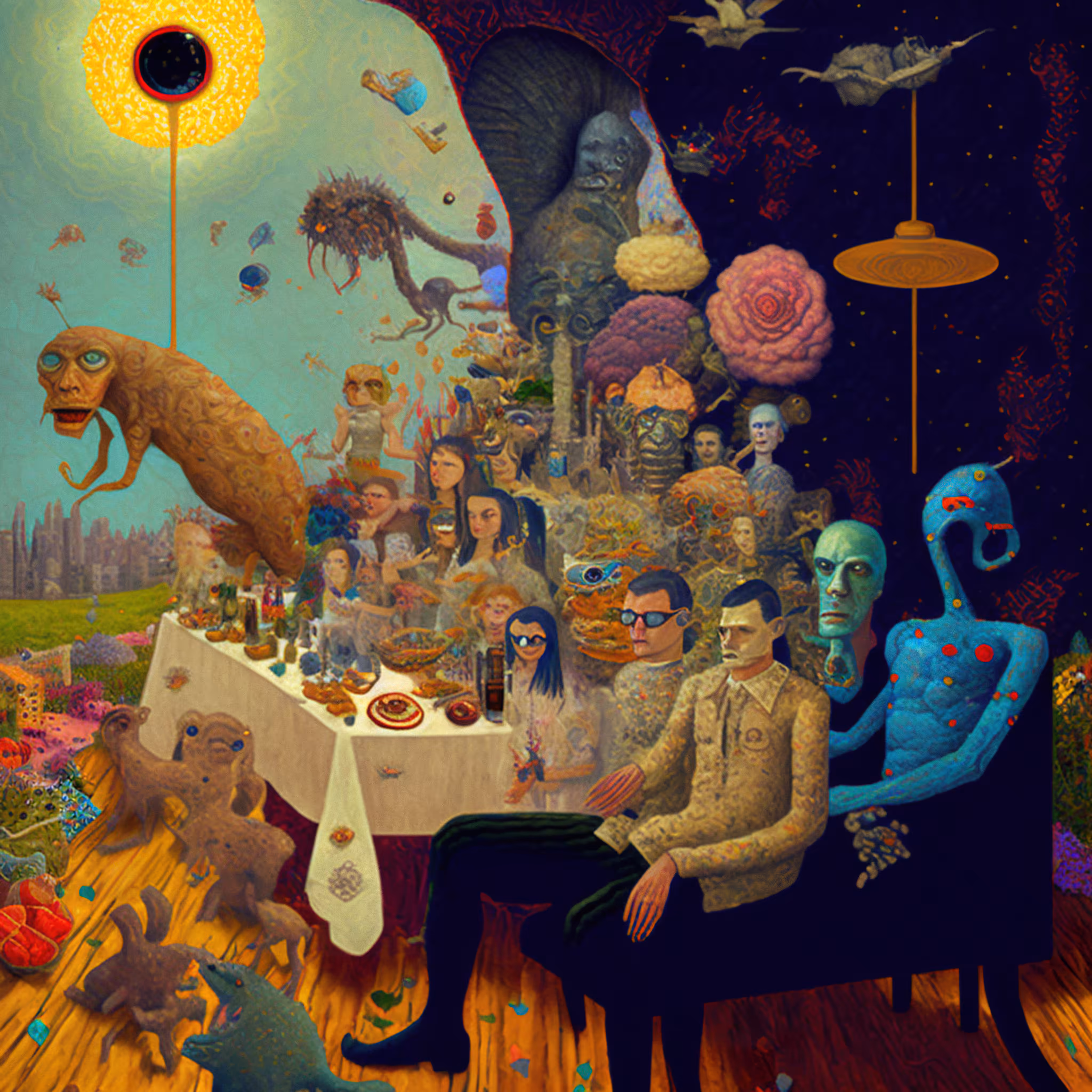 a feast of friends to the giant family