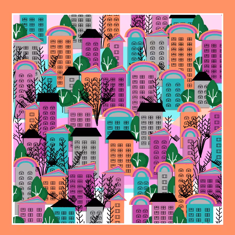 Colorful city #4