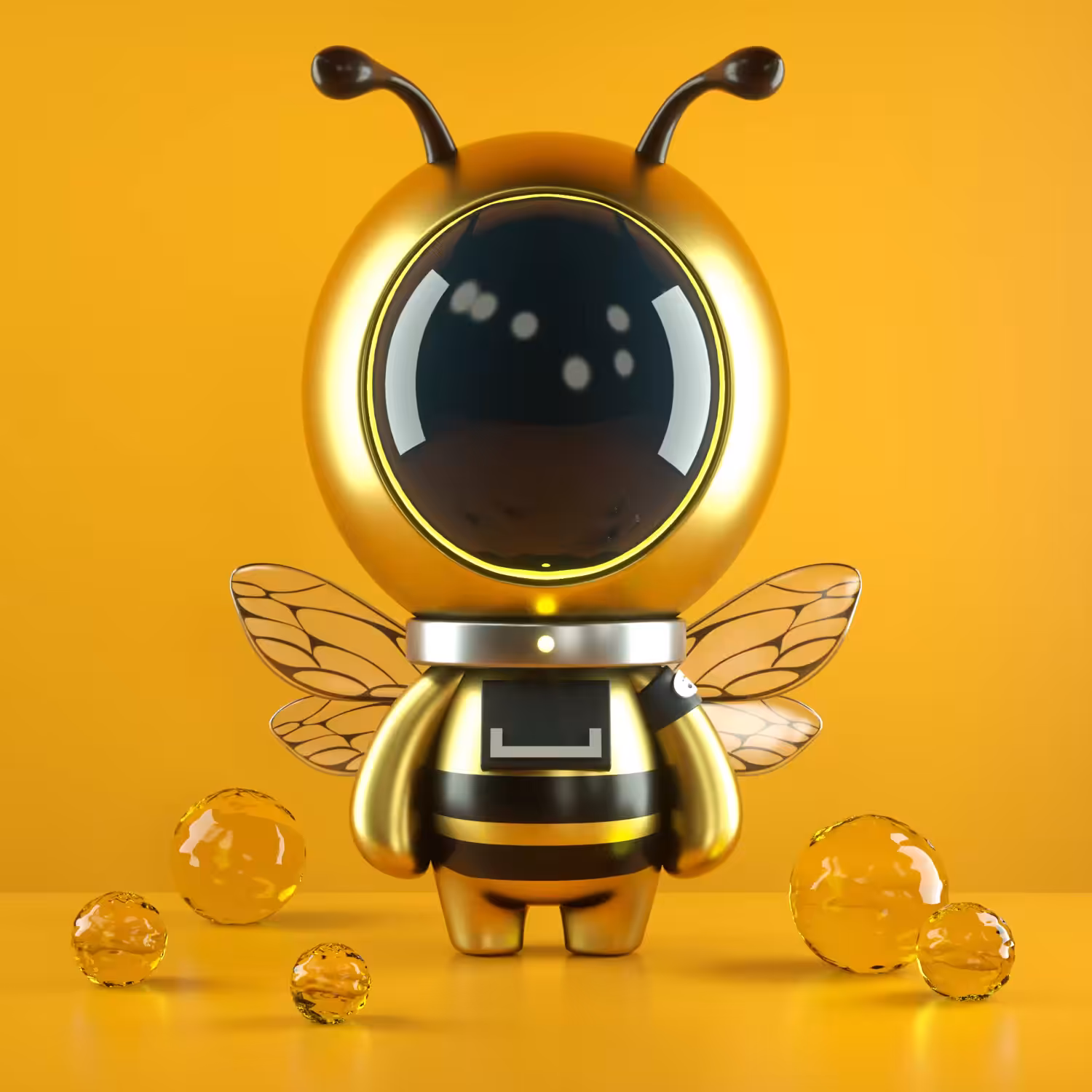 Astronaut #61 Golden Bee