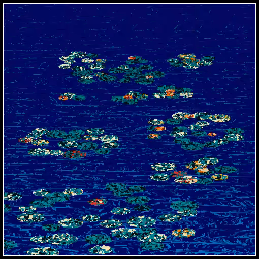 Polluted water lilies #76