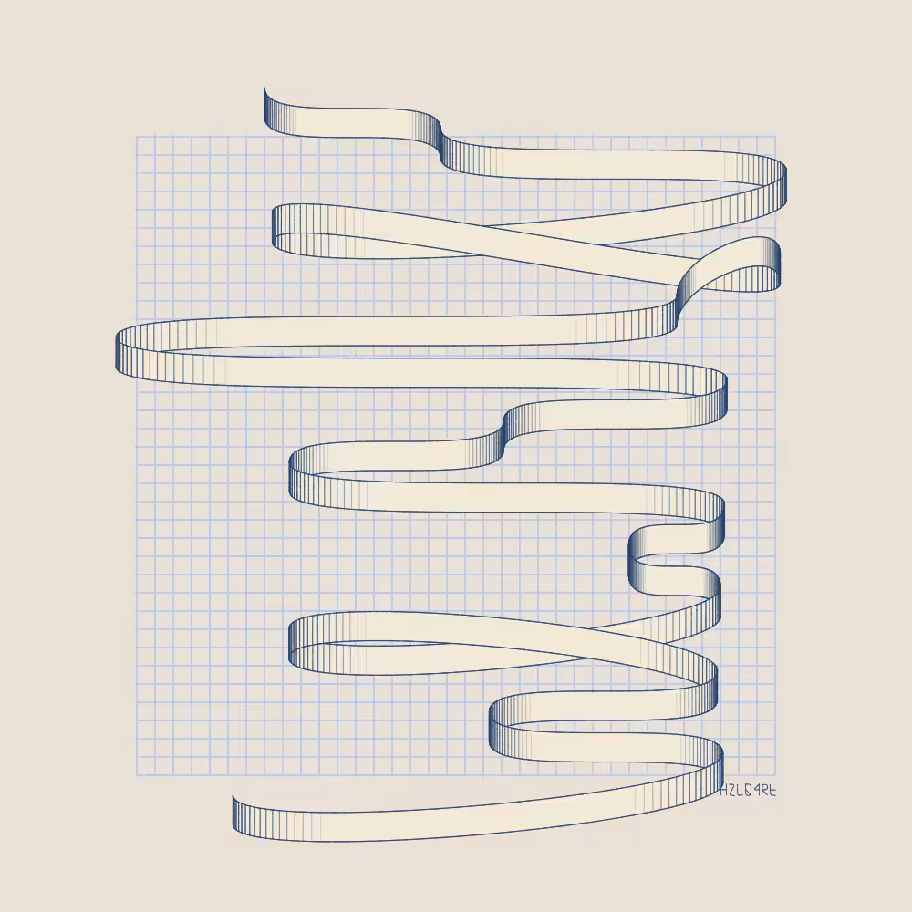 _ribbon study_ #43