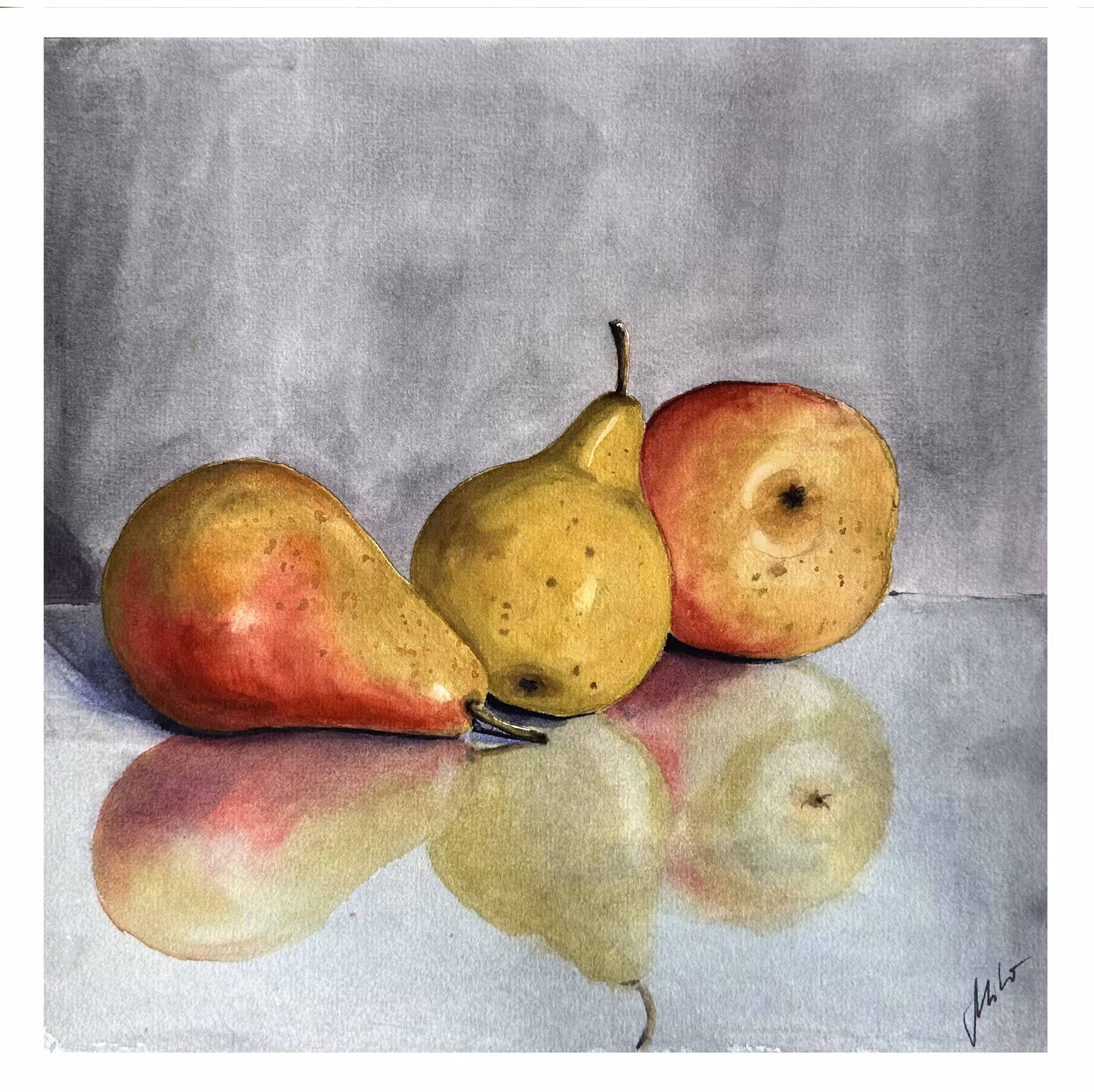 Classic: Still life of pears