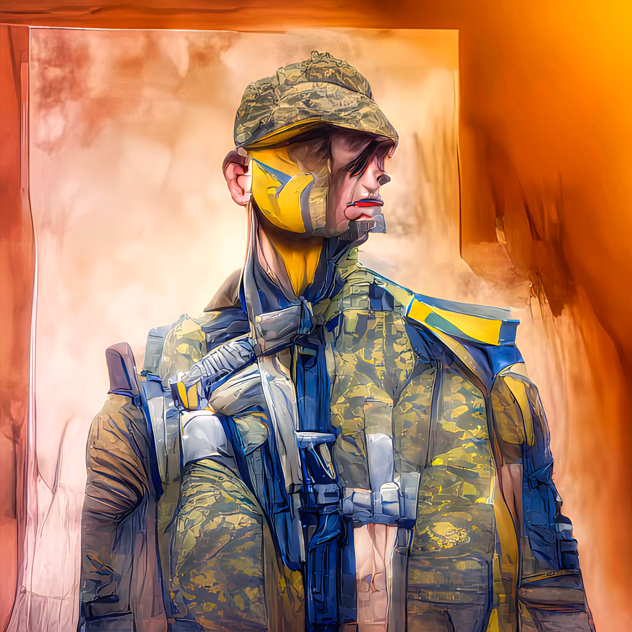 BeGAN #71 - Ukrainian Soldier