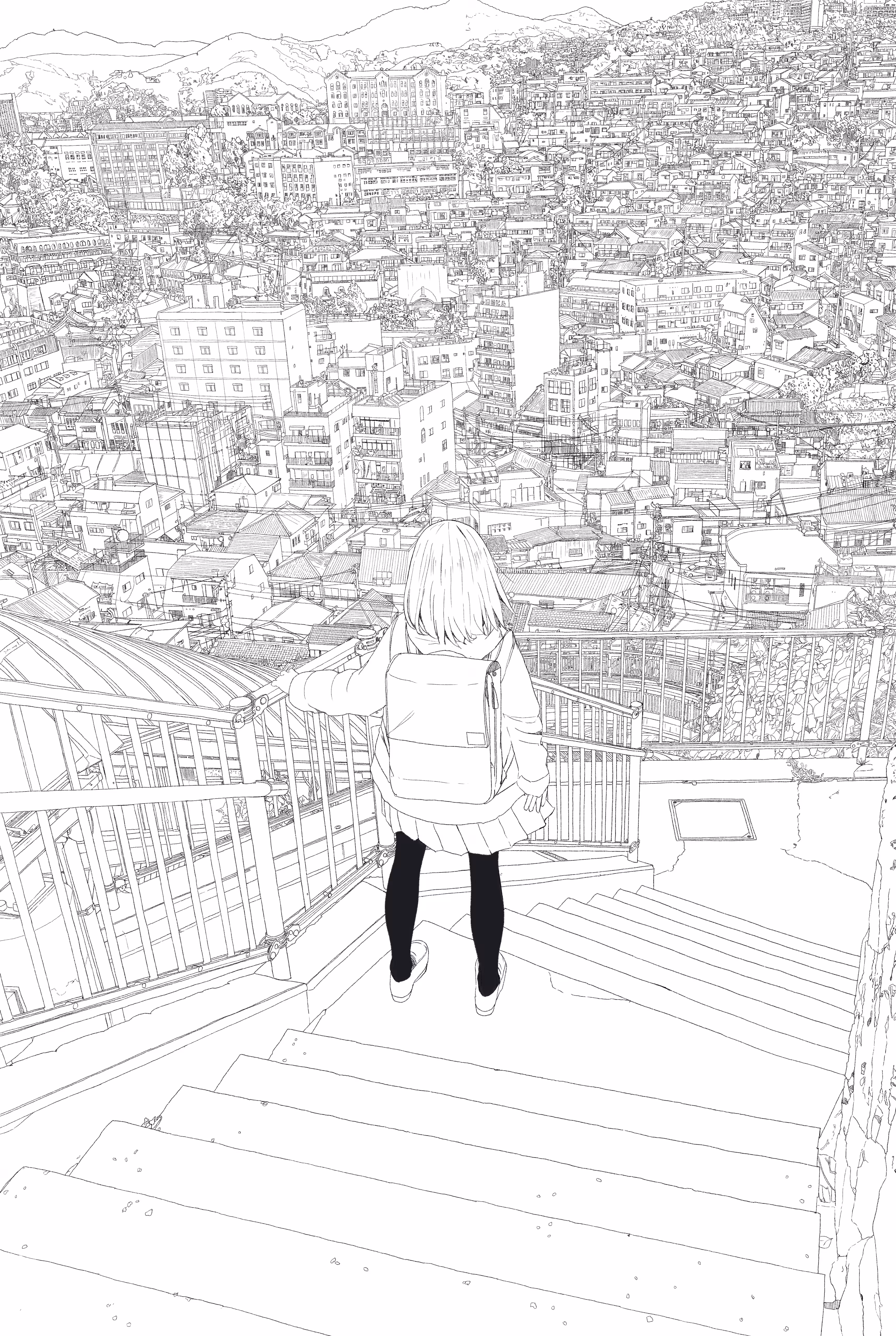 憧憬 Lineart version #9/100