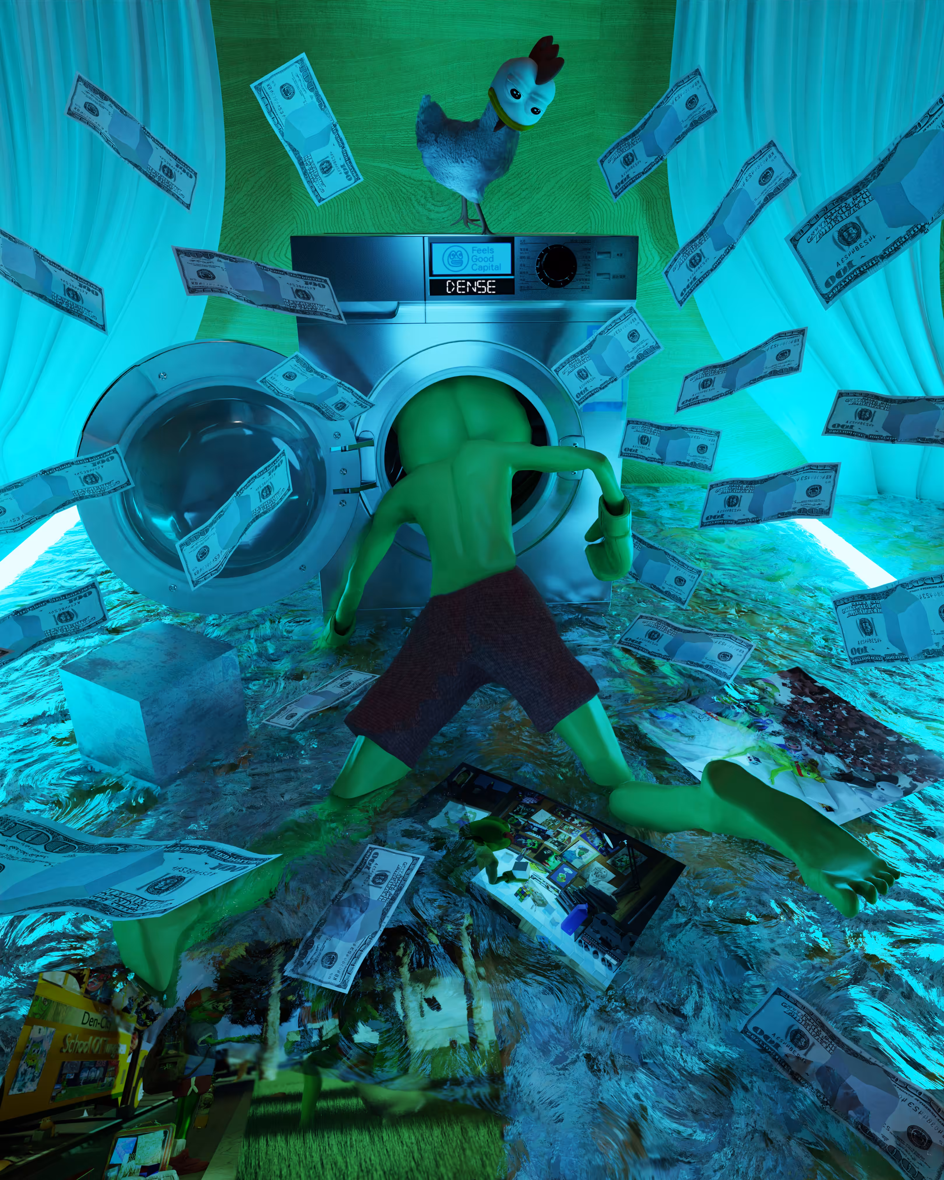 Dense Washing Machine