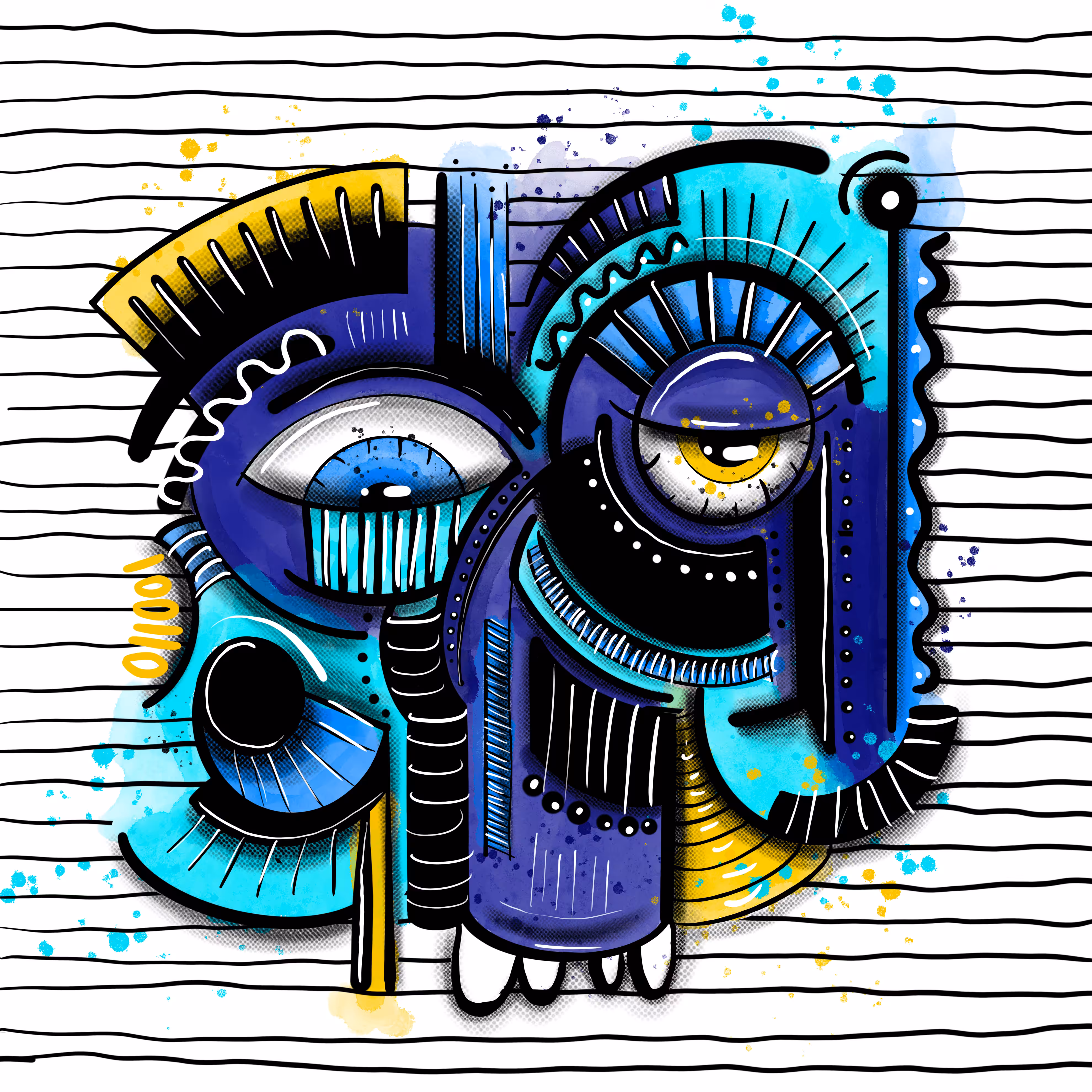 "Blue Toned" 8/8 Edition