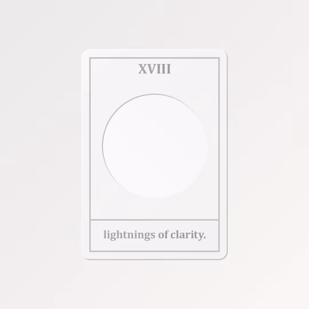 Lightnings of clarity #18