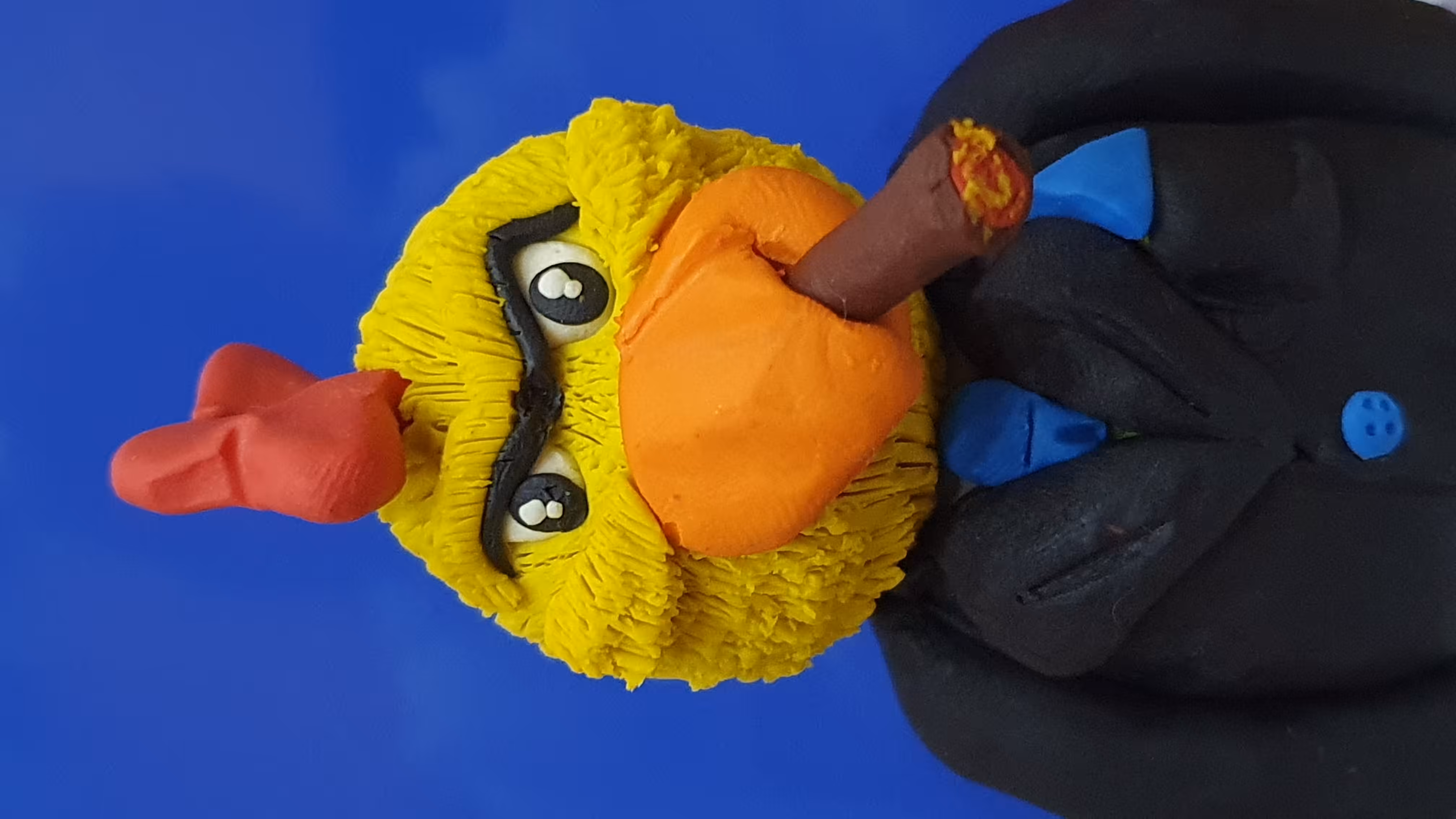 #16 Clay Collectible Chicken Boss