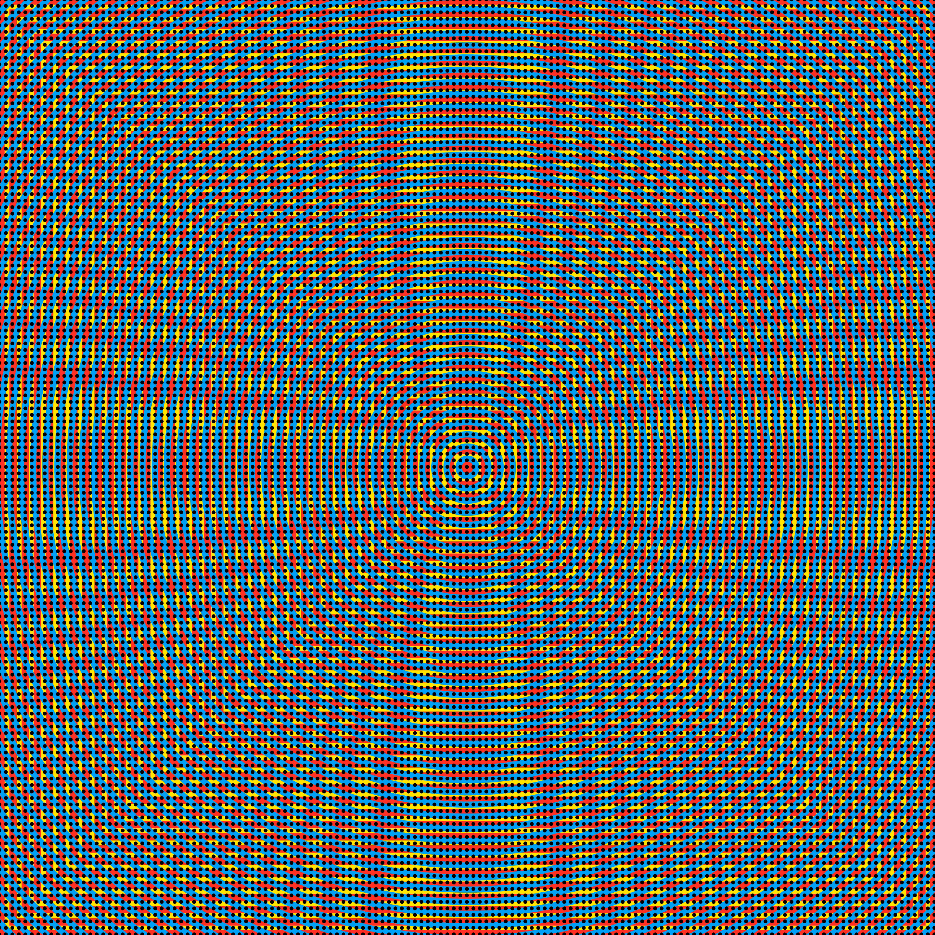 X-Frame Grid: Circle/Square Blur