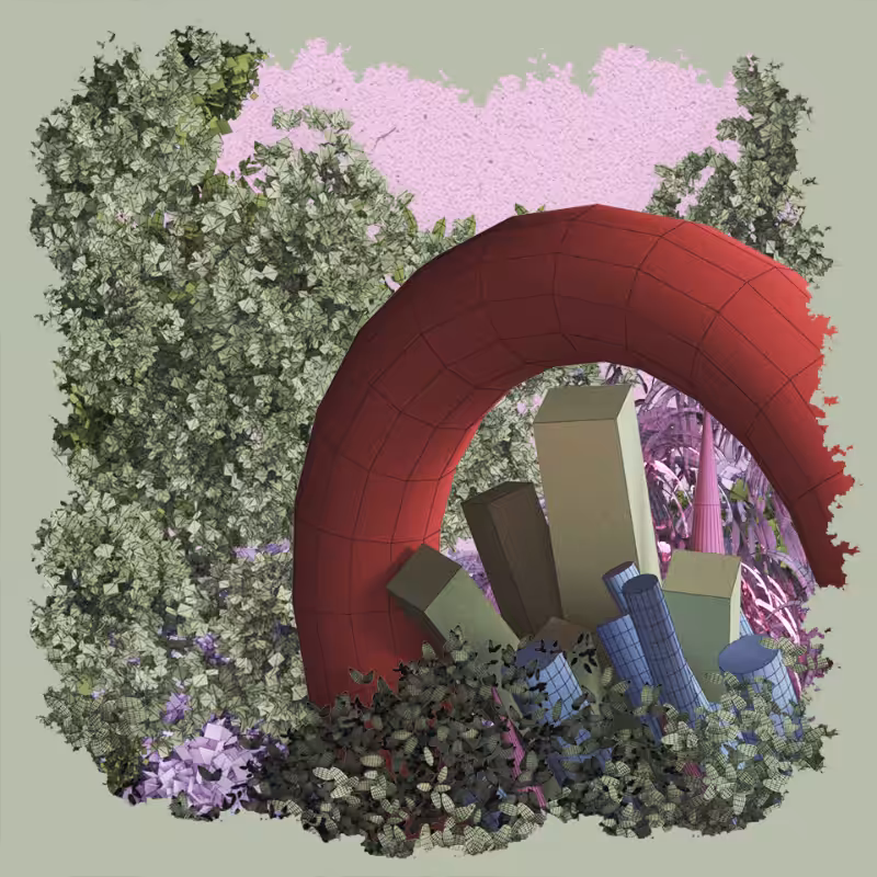Geo-forest #3dart #16
