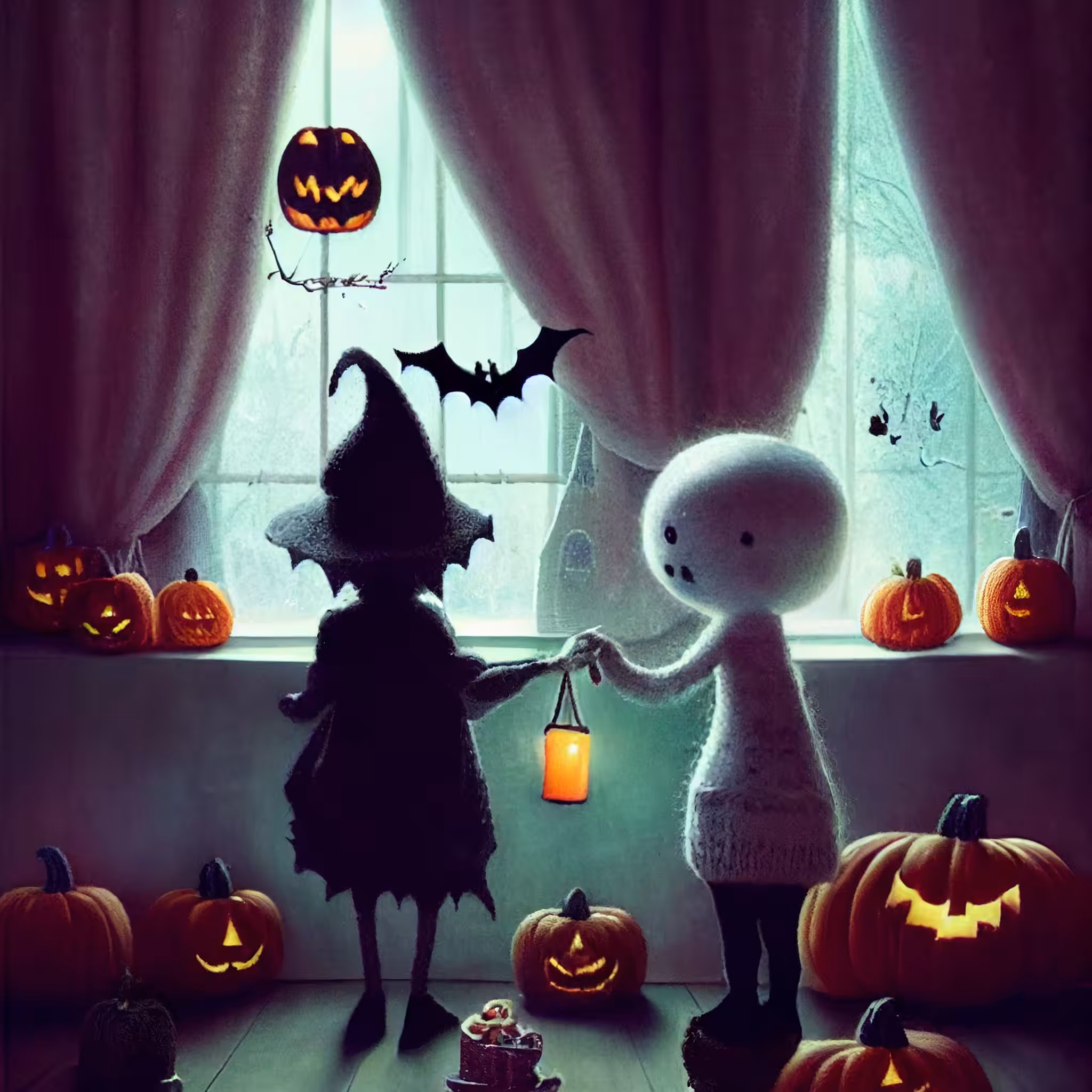Boo and little Witch