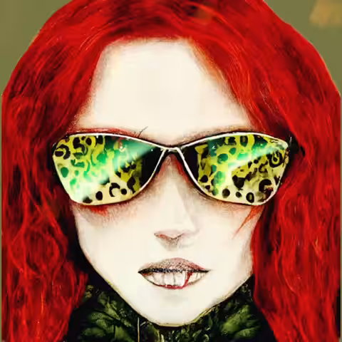 I LOOK COOL WITH CHEETAH GLASSES