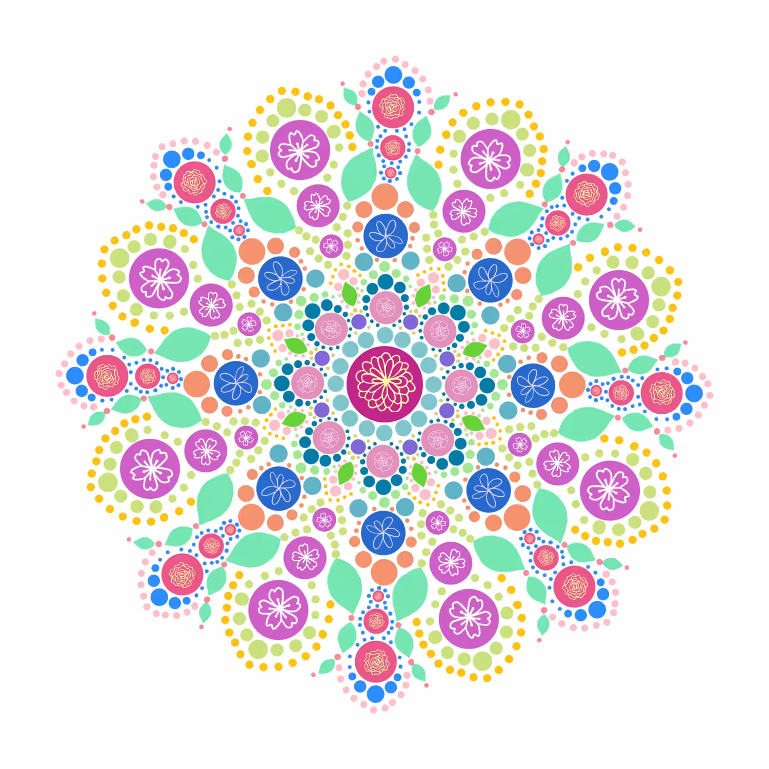 Blossom Mandala #002