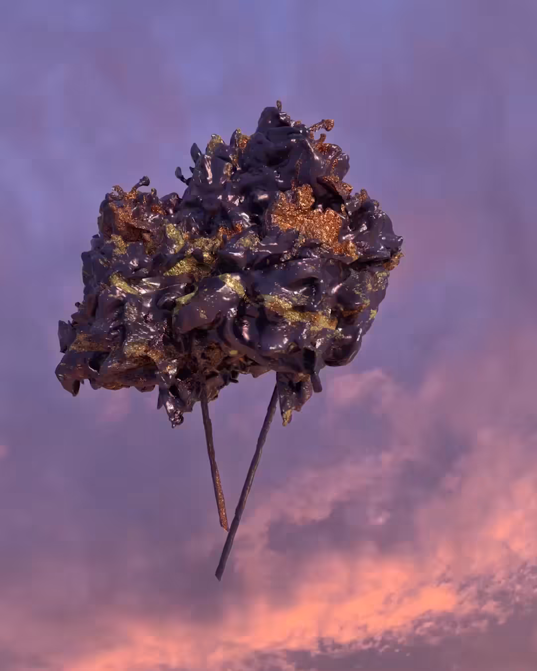 Sky sculpture (Peonies/Vienna May 19, 20:34 CEST) #1/5