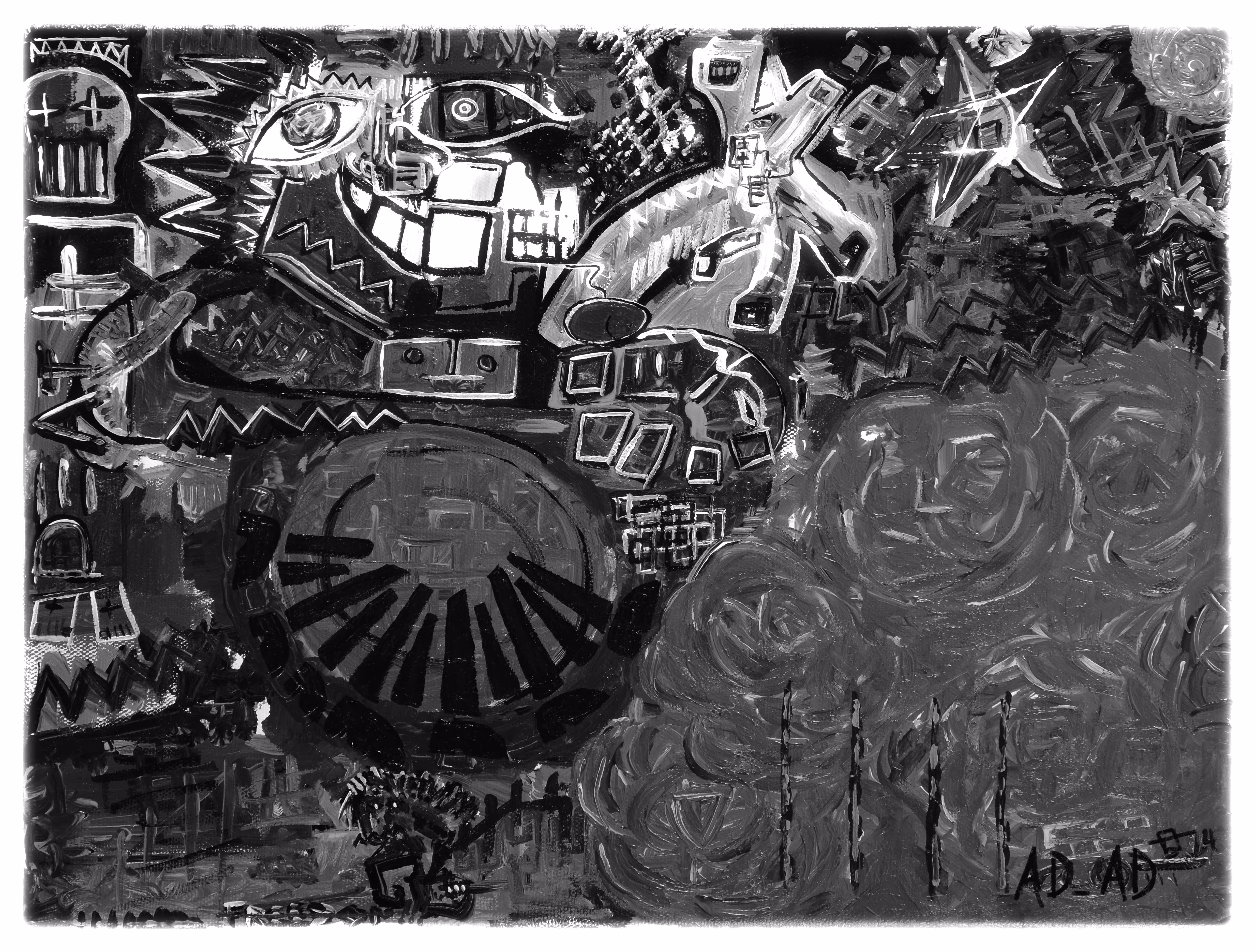 Run - Monochrome