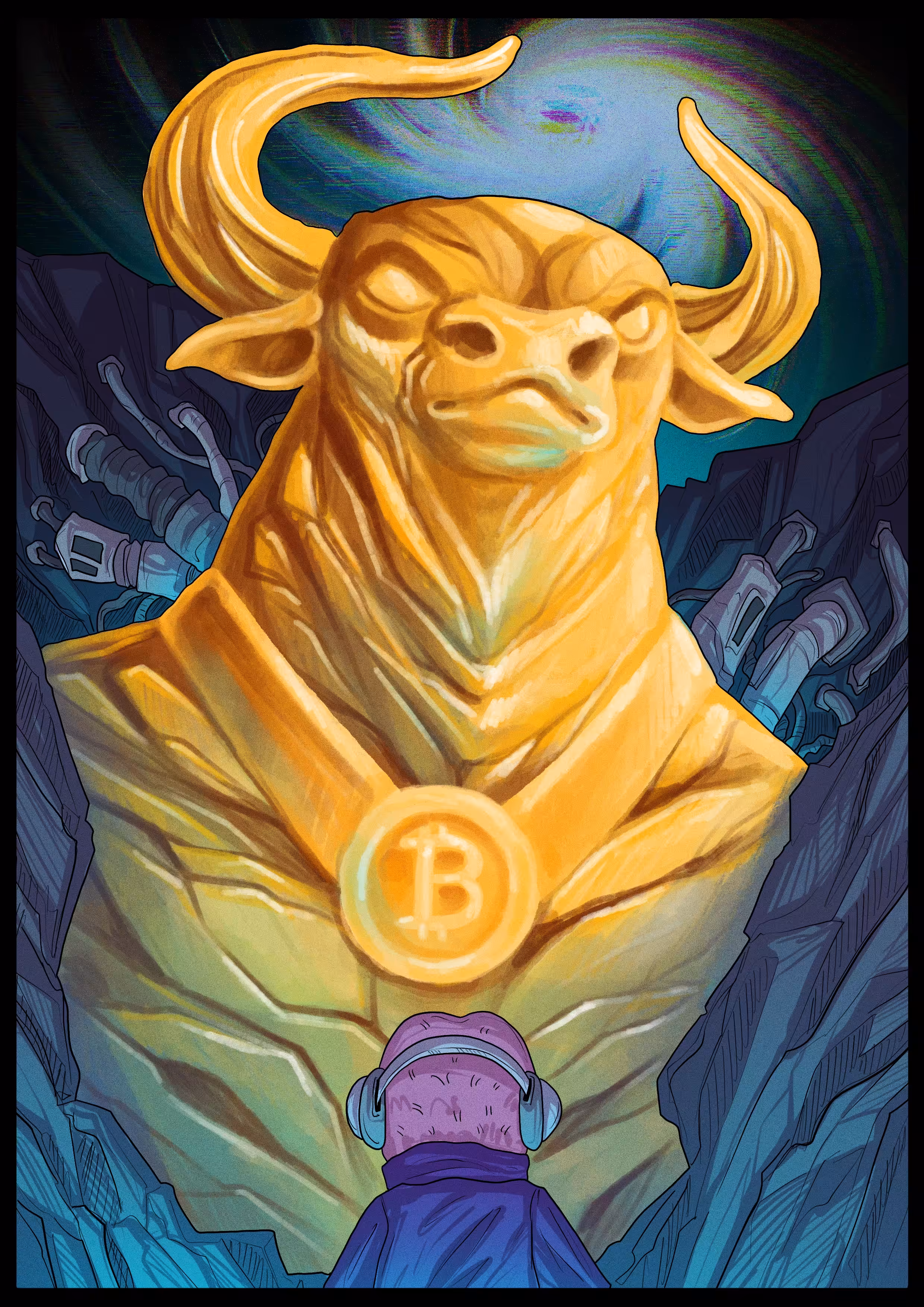 The gold bull