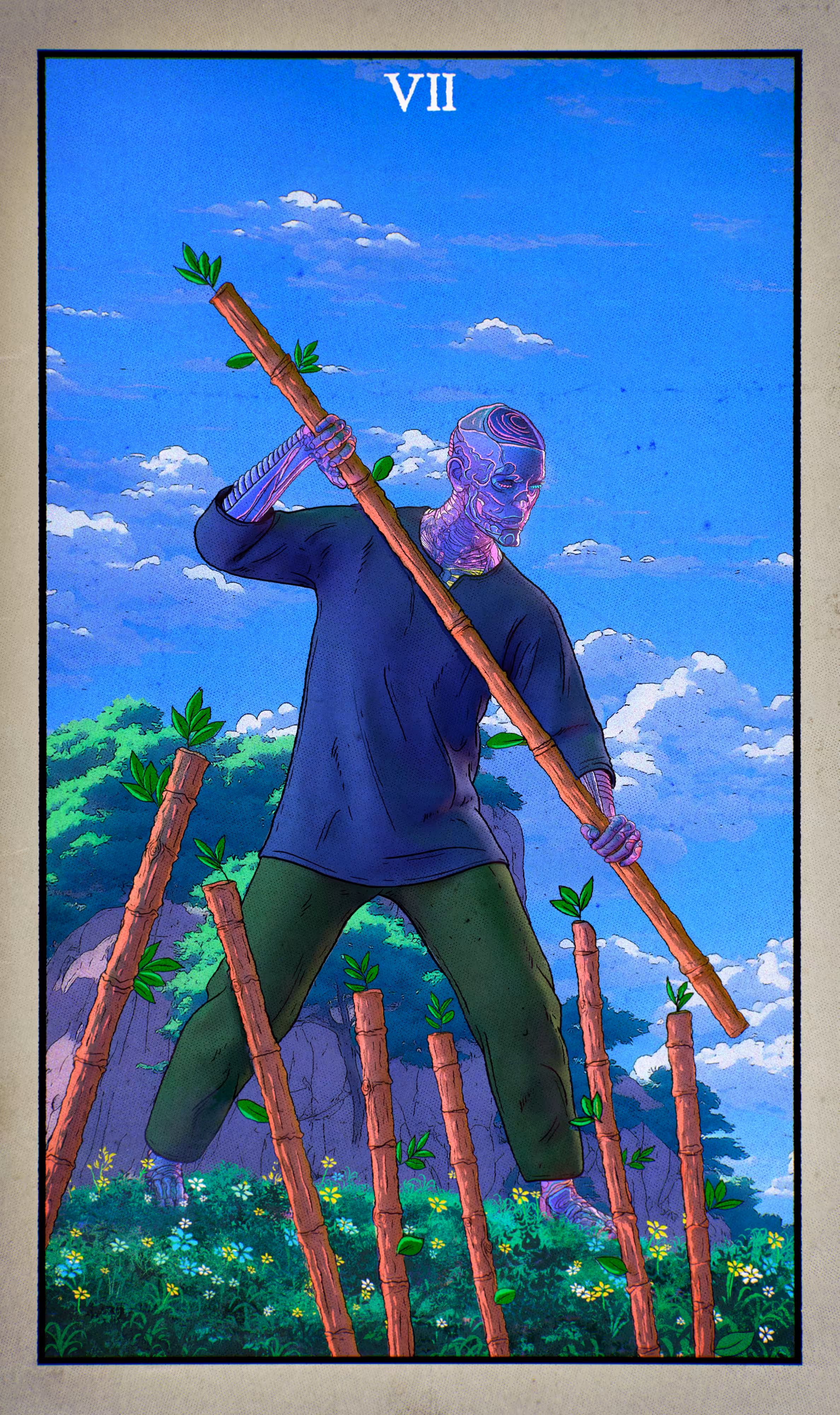 The Fool's Journey: 7 of Wands — Master