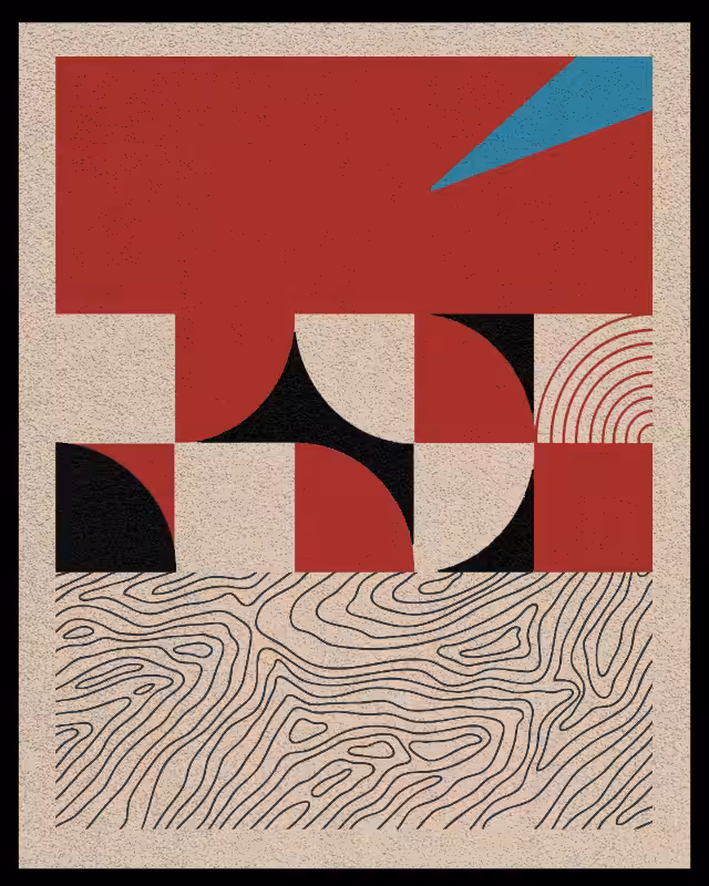 Bauhaus art #red #65