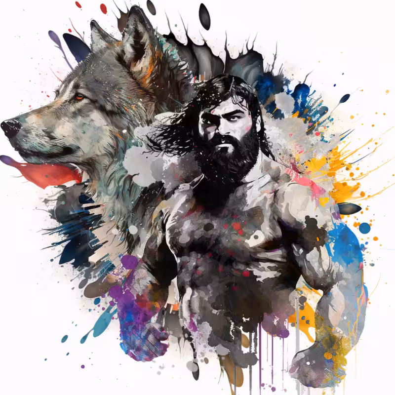 The Wolf and The Wrestler Bloke #12