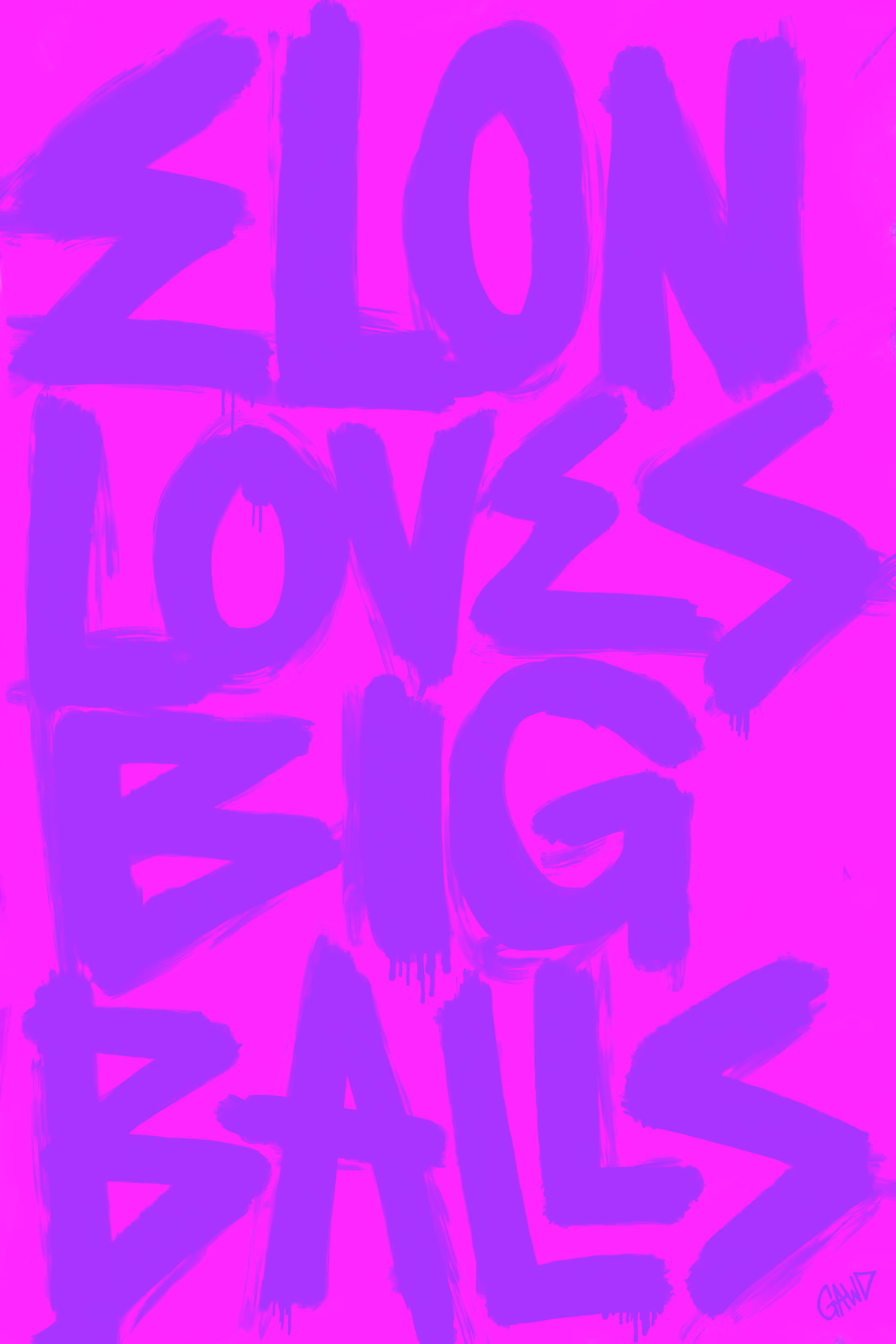 2025 DAILY ARTWORK: ELON LOVES BIG BALLS