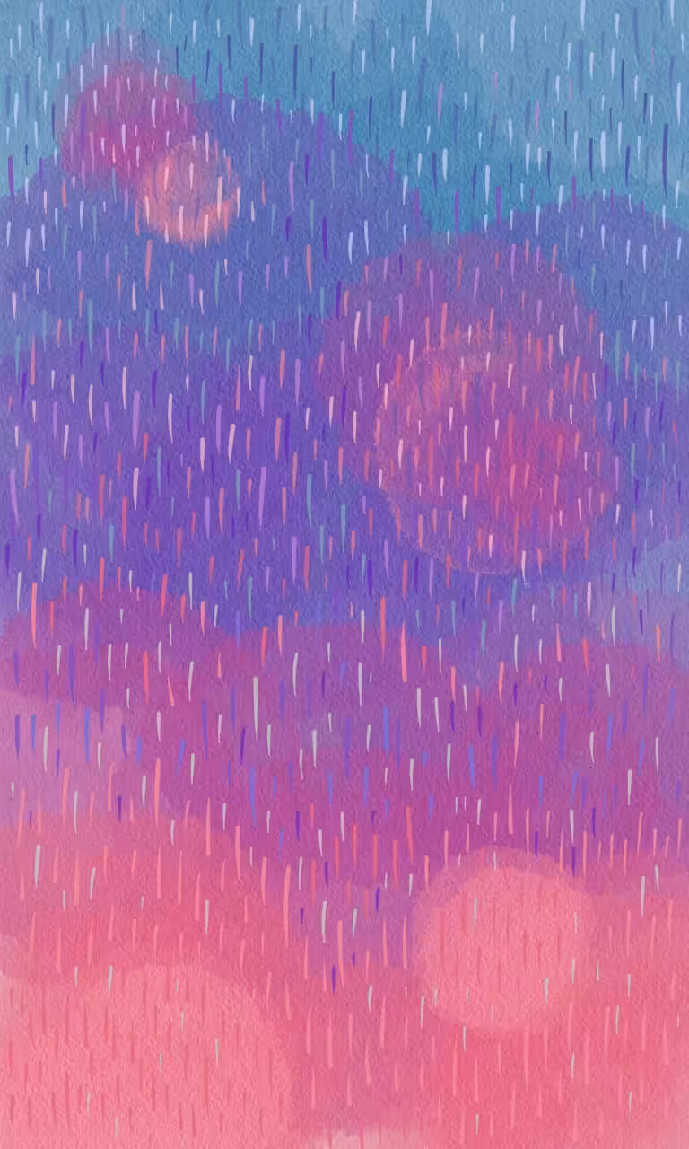 cotton candy rain