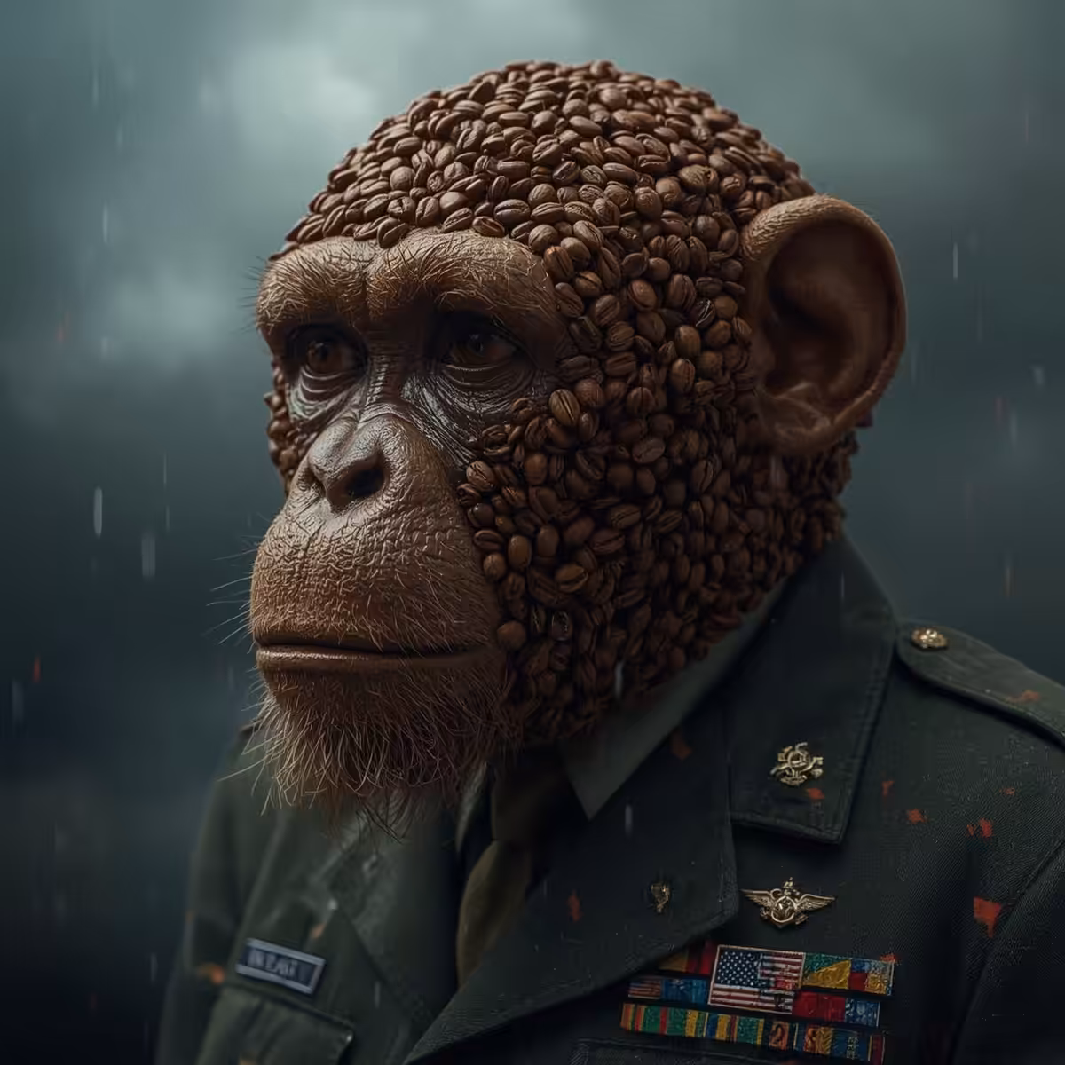 Coffee Animals: Coffee Chimpanzee 002