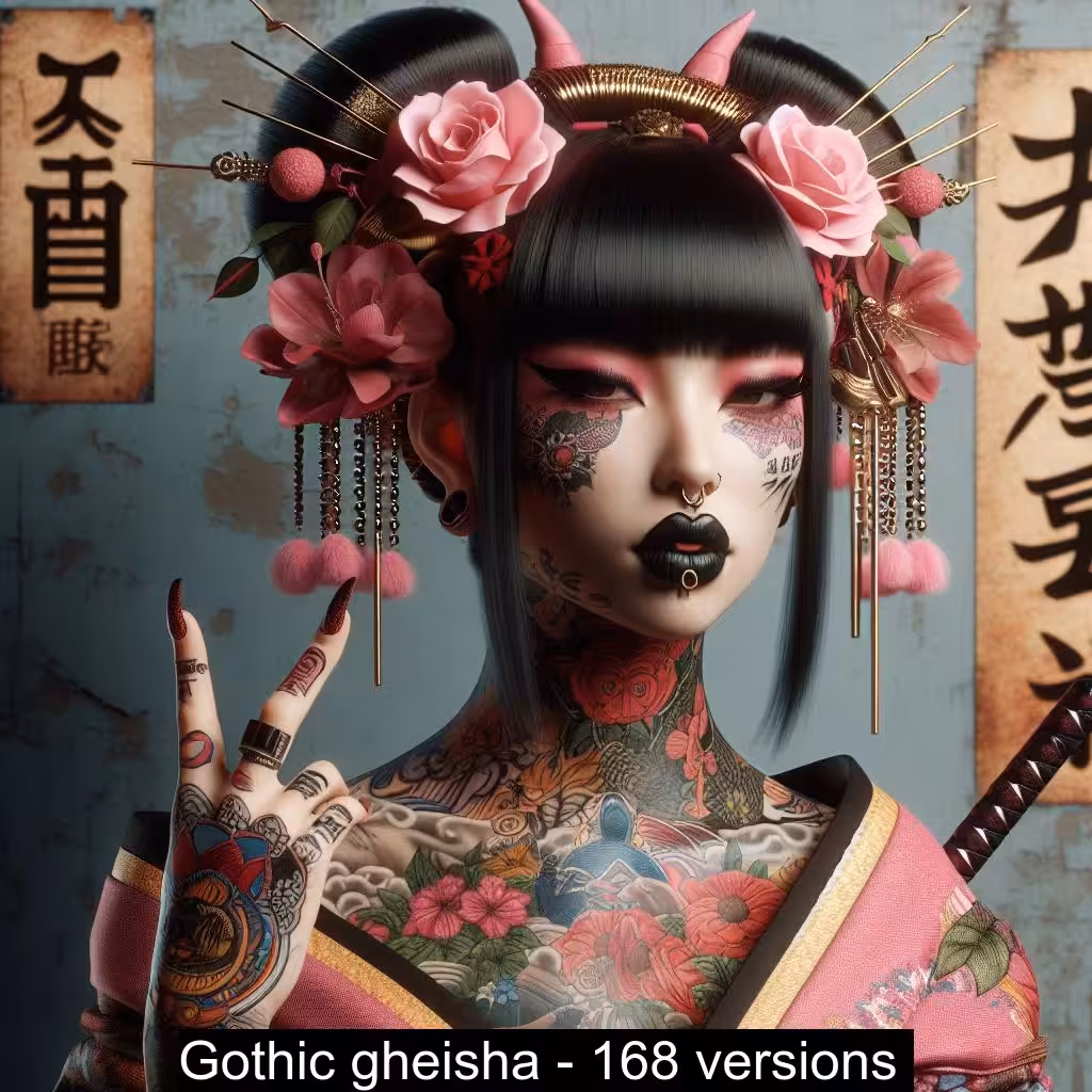 Gothic Gheisha - 168 versions