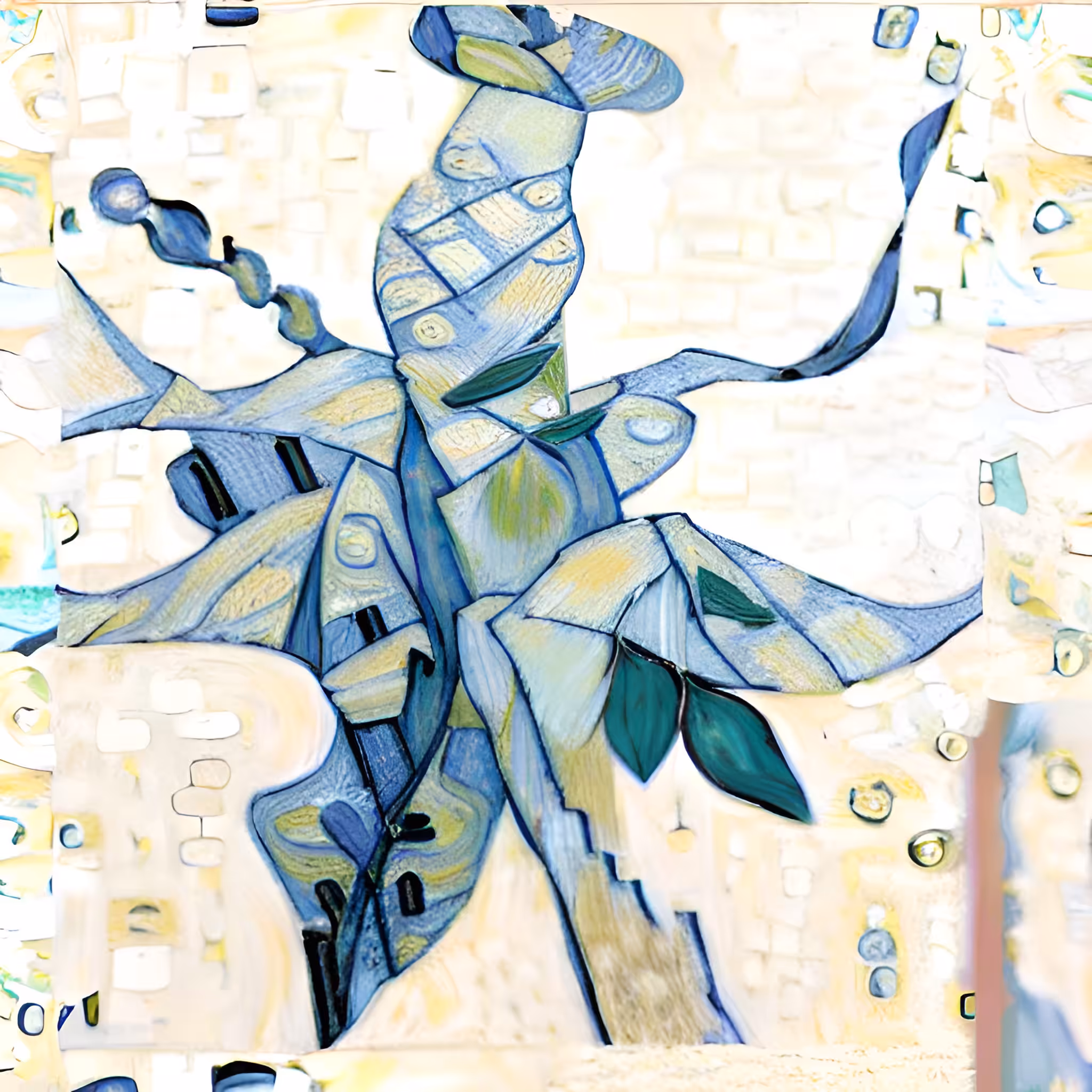 NonAnoN aiartwork octopuss in blue