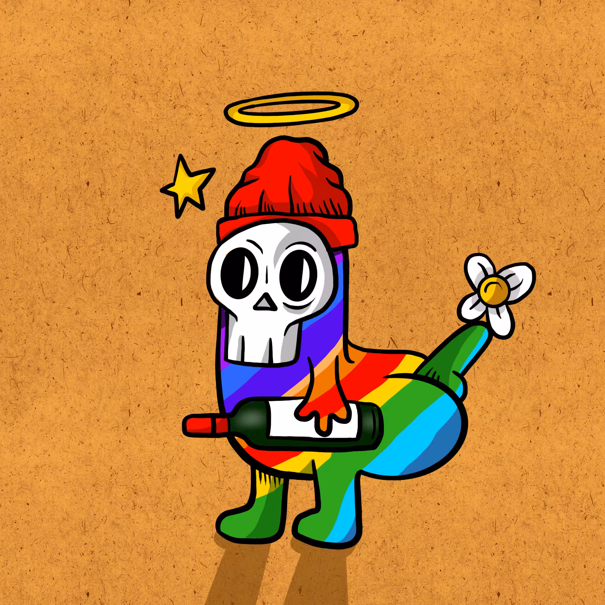 Skully the Rainbow Dickbutt