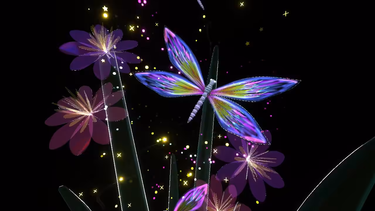 Iridescent Dragonflies