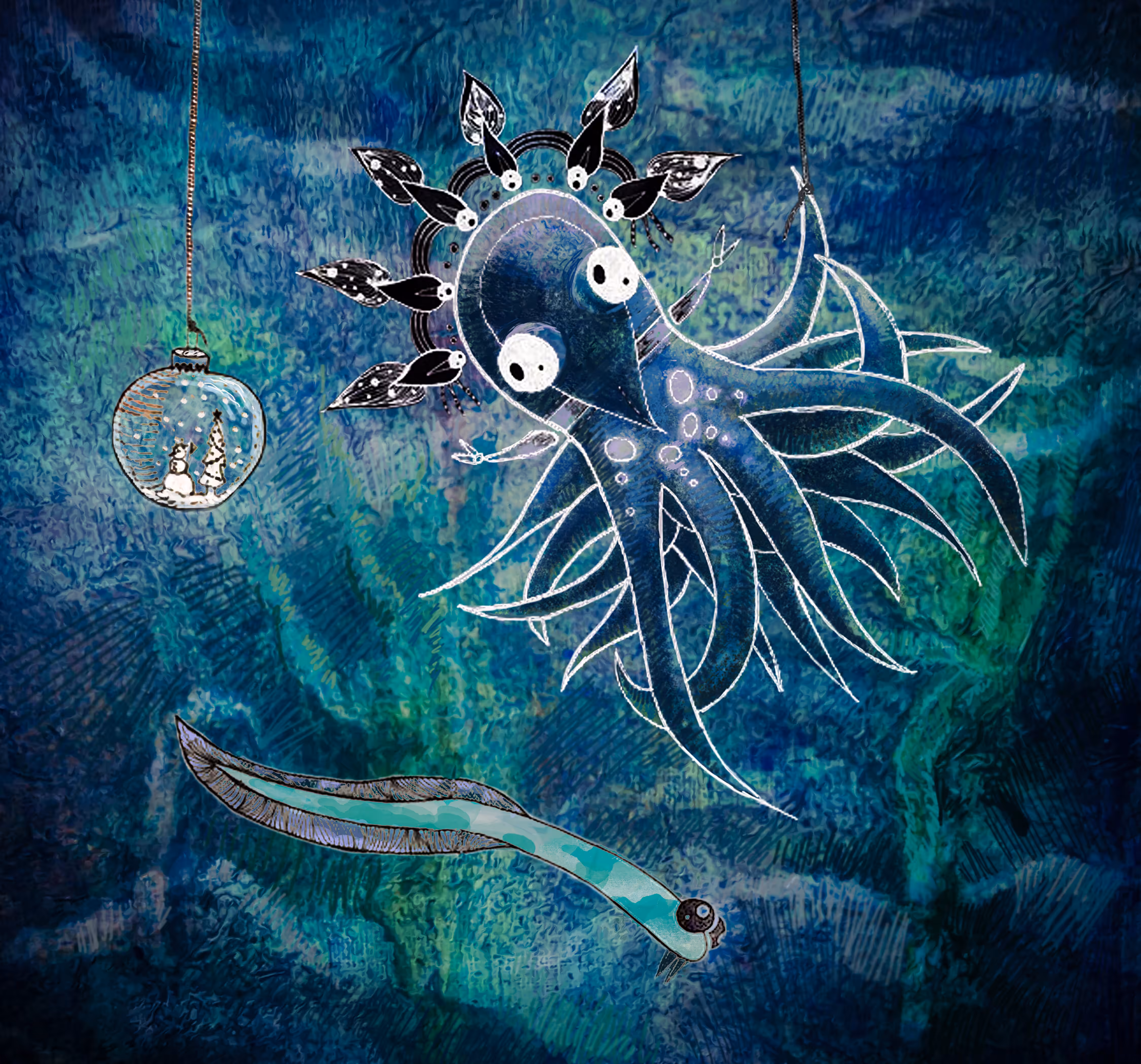Aquabizarre #12 - The Sea Creature (collaboration Adam Fryda x Lapin Mignon)