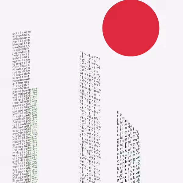 Building of letters #4