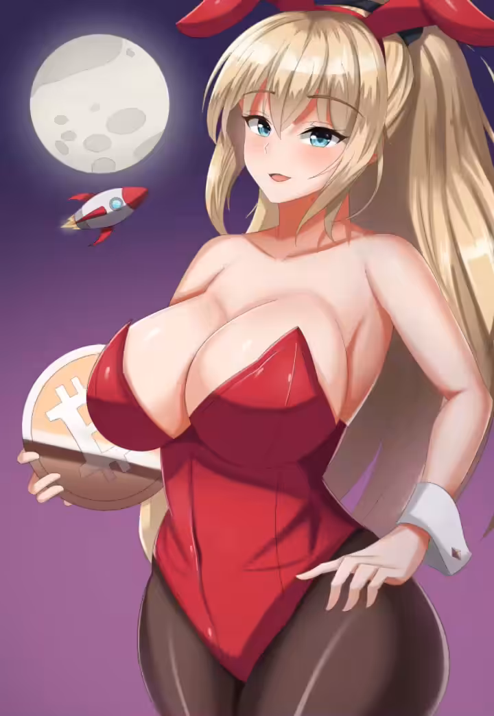 CryptoKanojo Waifu : Prime 001 - Ayame Bunny Moon